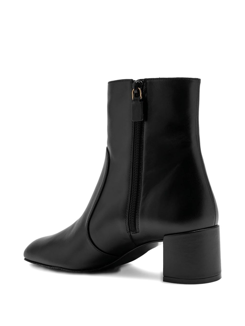 zip block-heel boots - 2