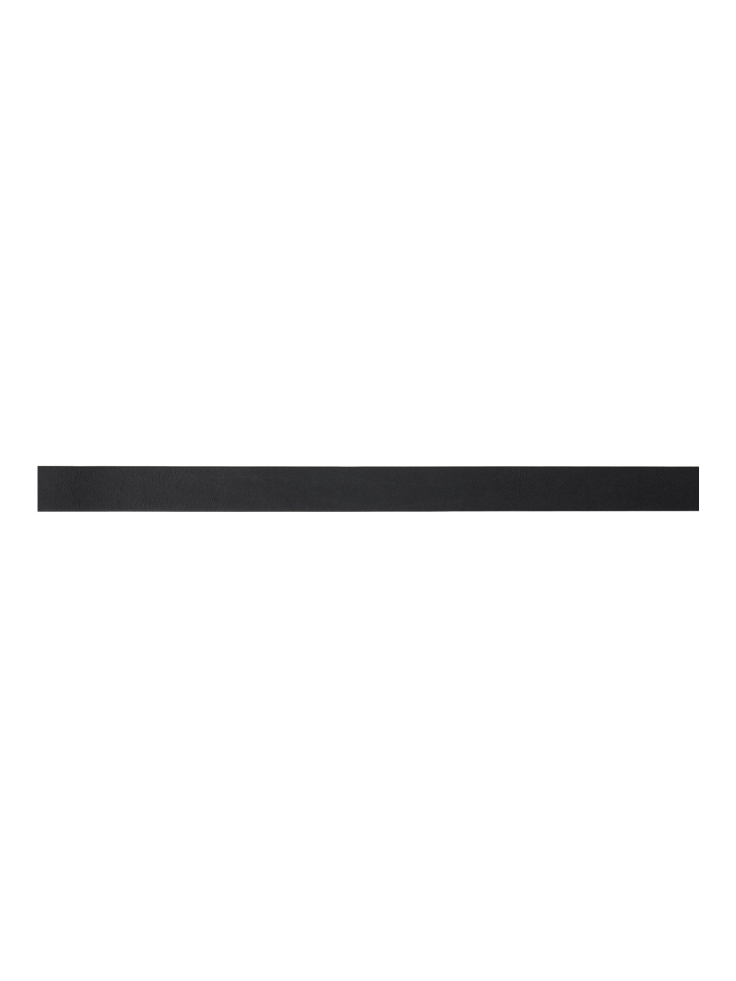 Black Thin Leather Shield Belt - 2