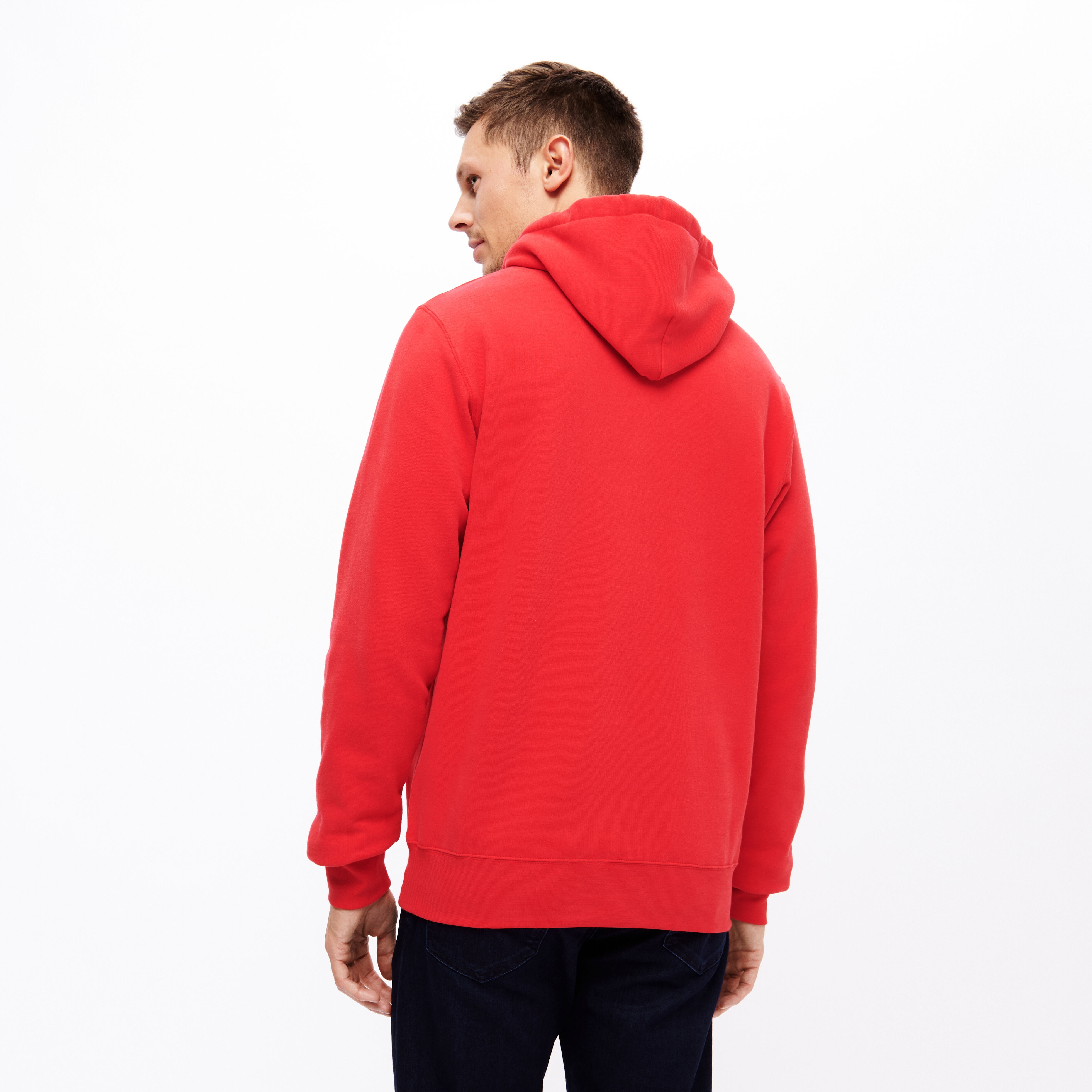Men Cotton Hoodie Sweatshirt Solid - 4