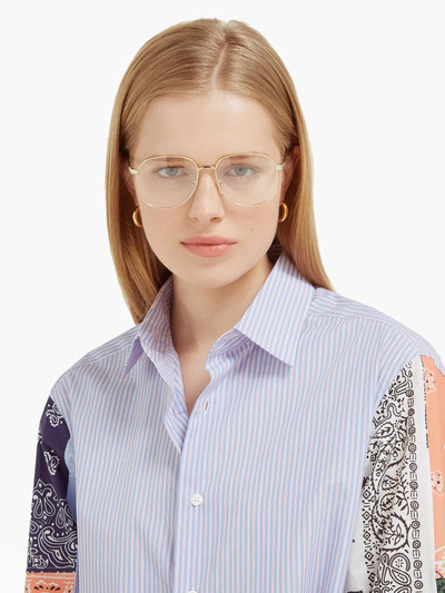 Loewe Aviator metal glasses outlook