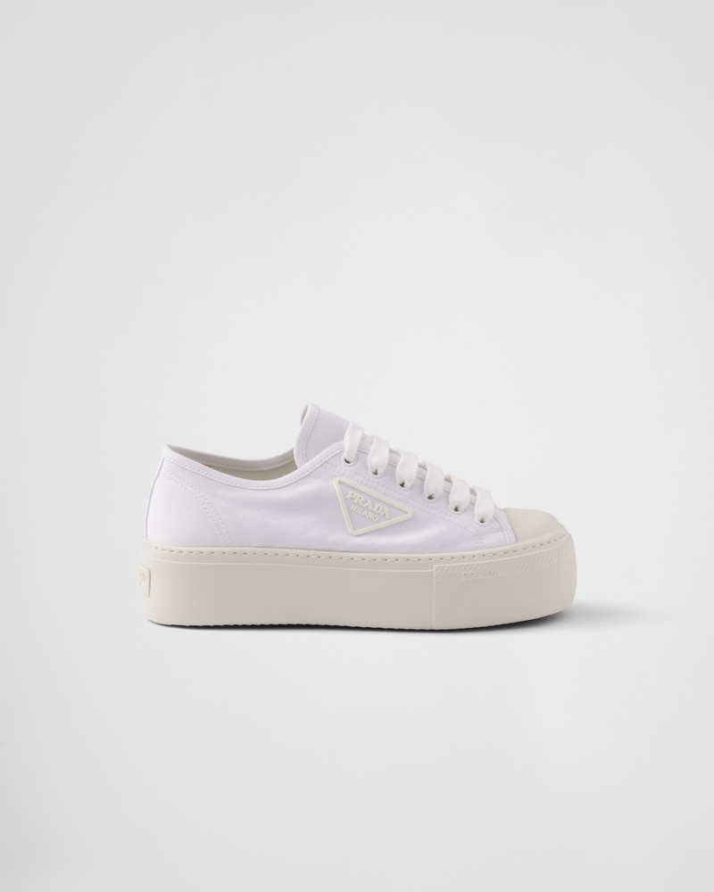 Laced fabric sneakers 2