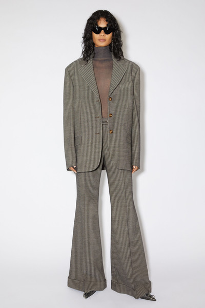 Acne Studios Tailored wool blend trousers - Multi taupe outlook
