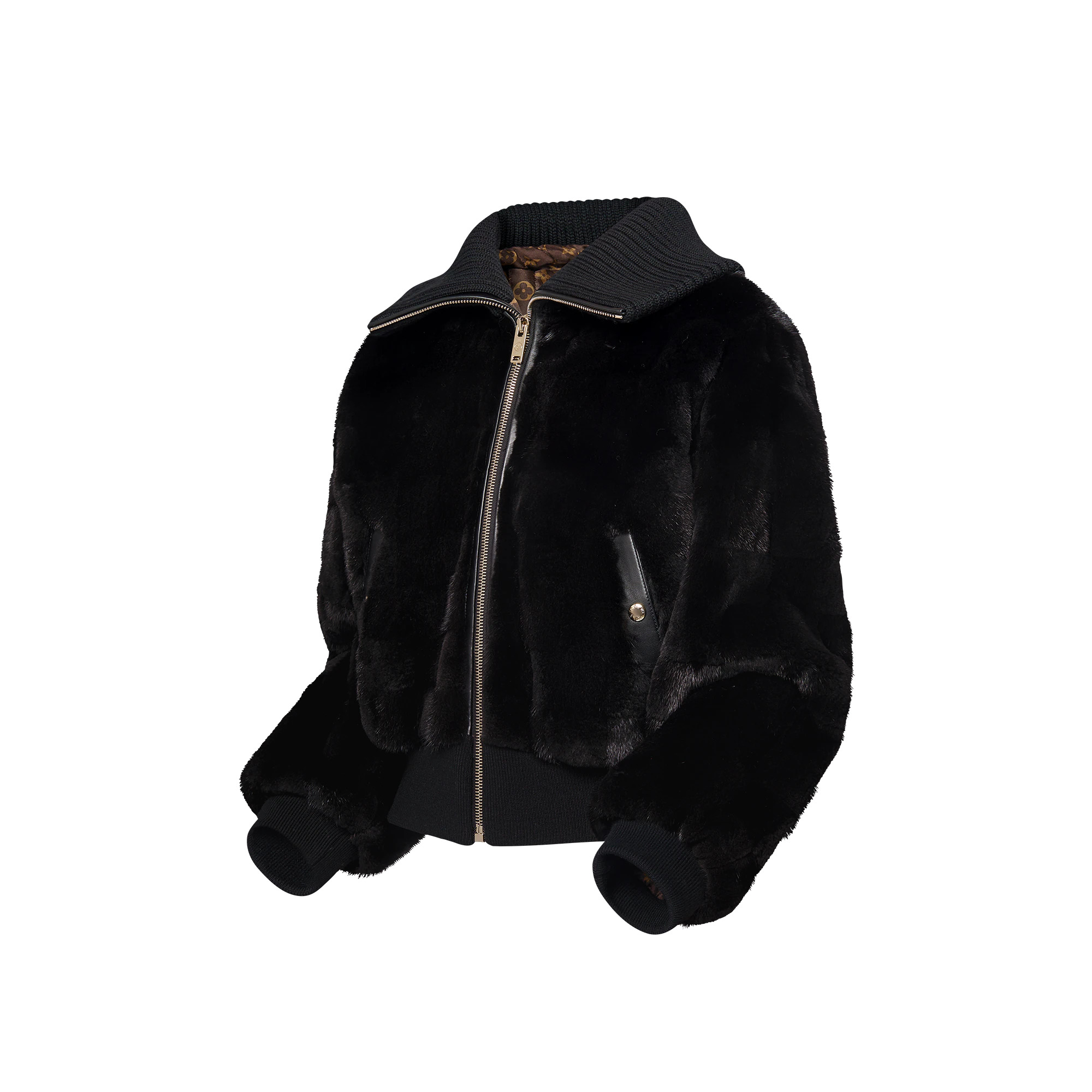 Mink Bomber Jacket - 2