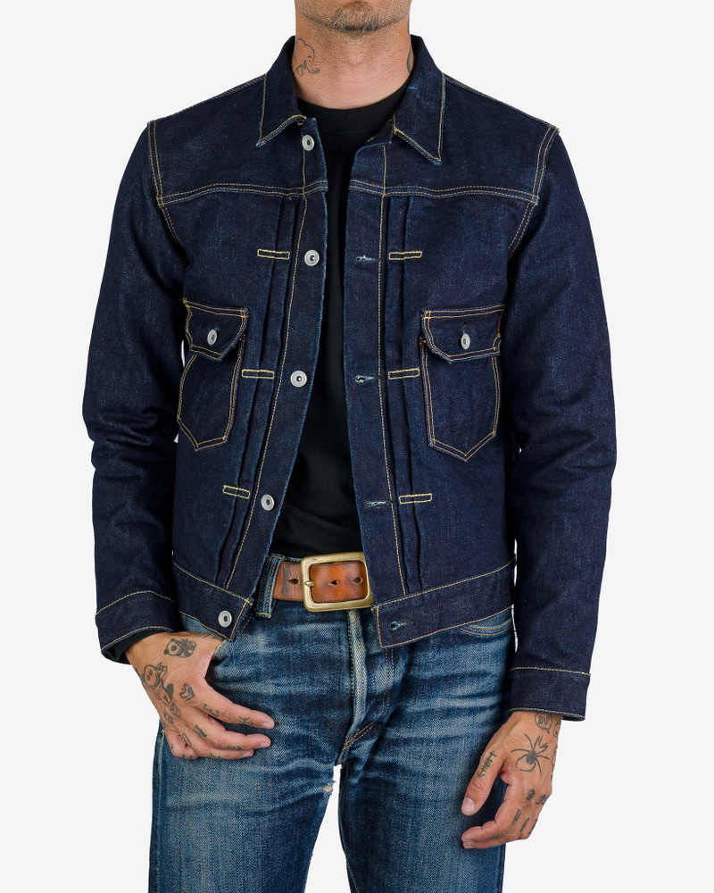 Iron Heart IHJ-139-IND 19oz Selvedge Denim Type II Jacket - Indigo outlook