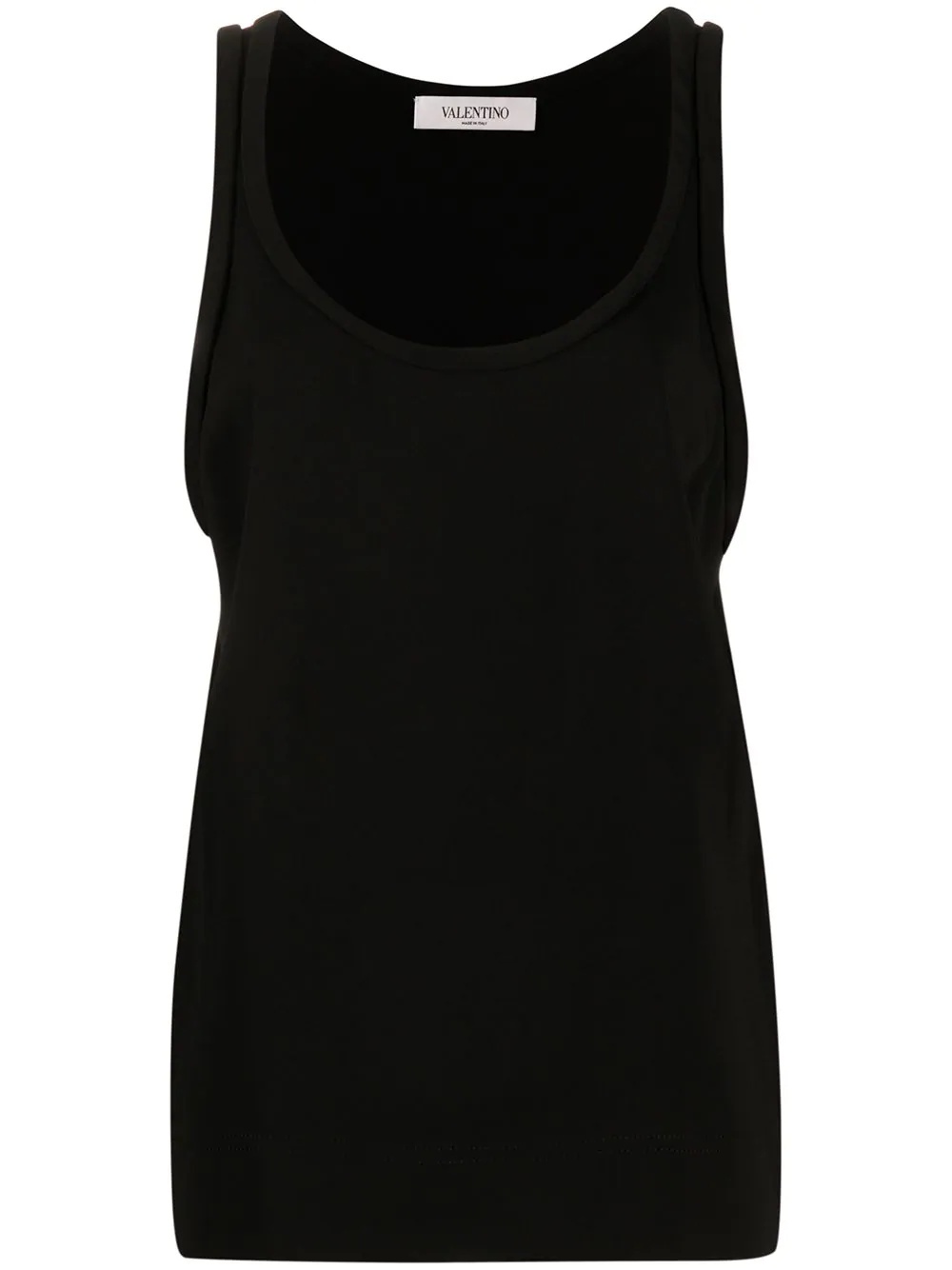 scoop neck tank top - 1