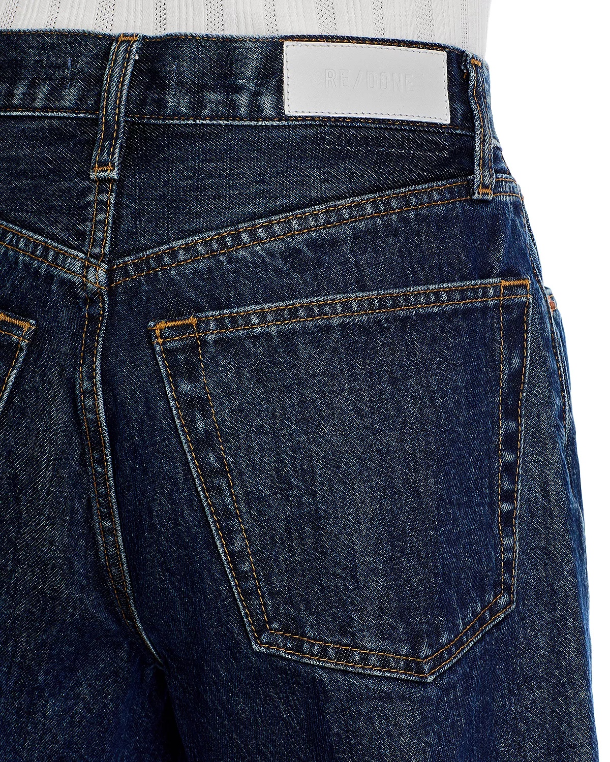 90s Low Slung Denim Shorts - 6
