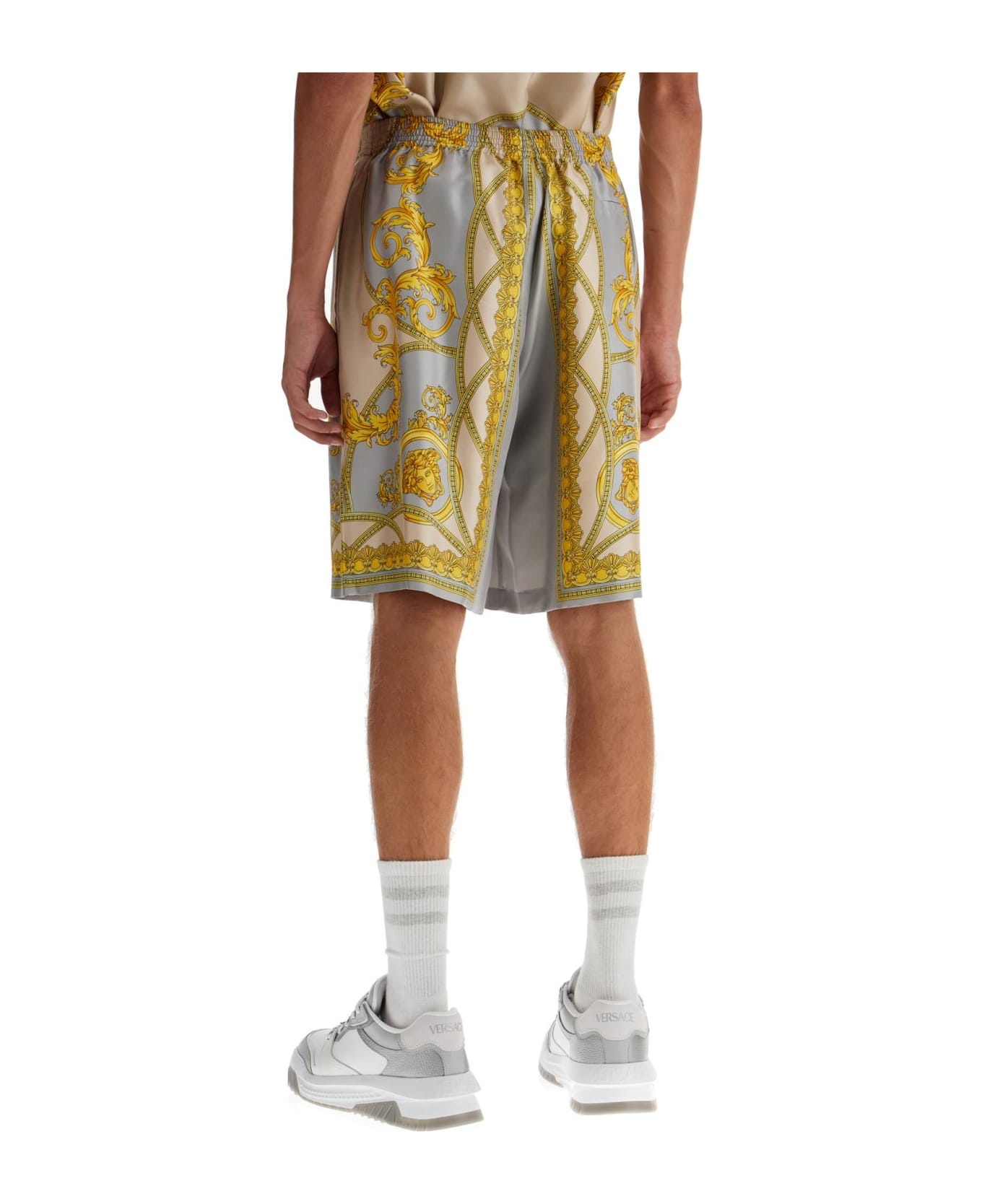 Silk Bermuda Shorts 'cup Of - 3