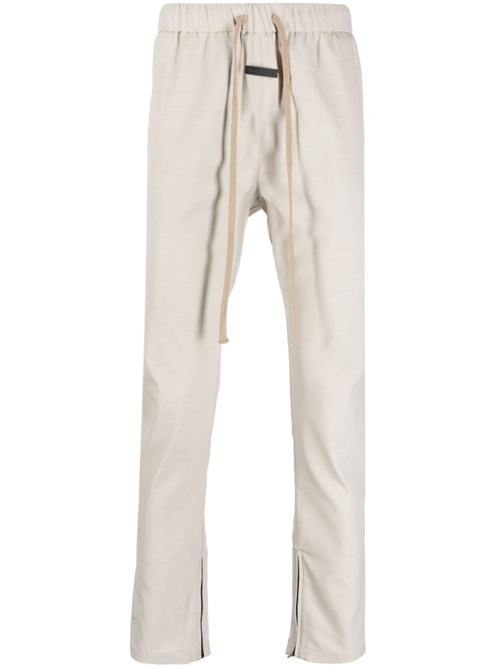 tapered-leg drawstring trousers - 1