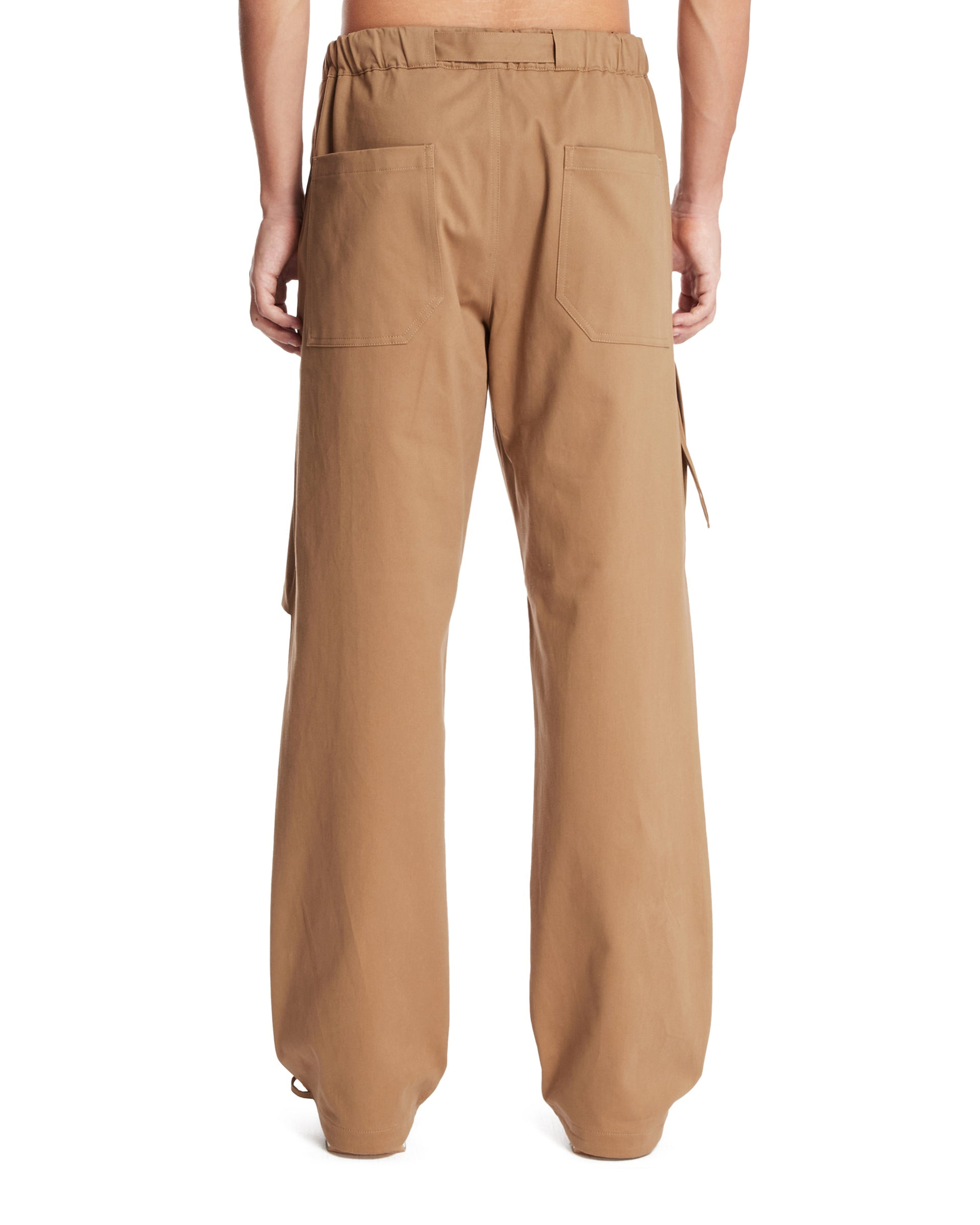 Brown Cotton Jordan Pants - 3