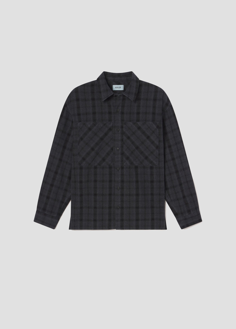 BRENNAN SHIRT IN UMBRA CHECK/MIRAGE 1