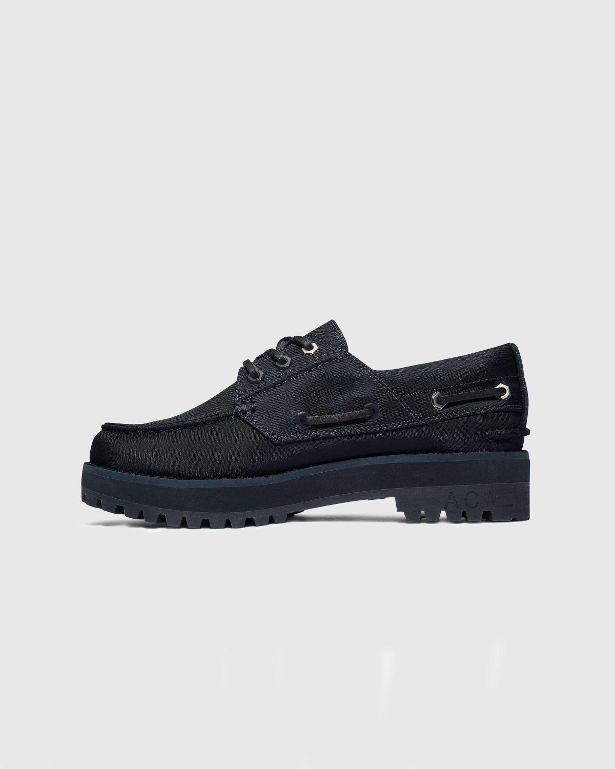A-Cold-Wall* x Timberland – 3-Eye Boat Shoe Dark Sapphire Navy - 2