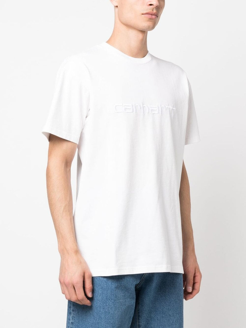 embroidered-logo cotton T-shirt 3