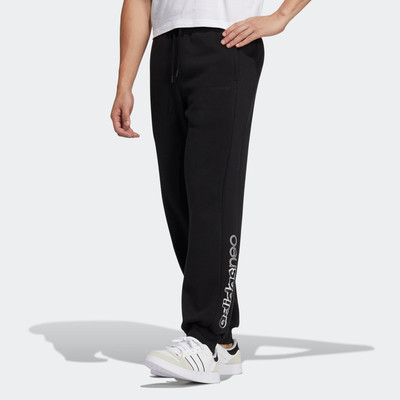 adidas Men's adidas neo Wp Tp Alphabet Logo Bundle Feet Sports Pants/Trousers/Joggers Black HG9023 outlook