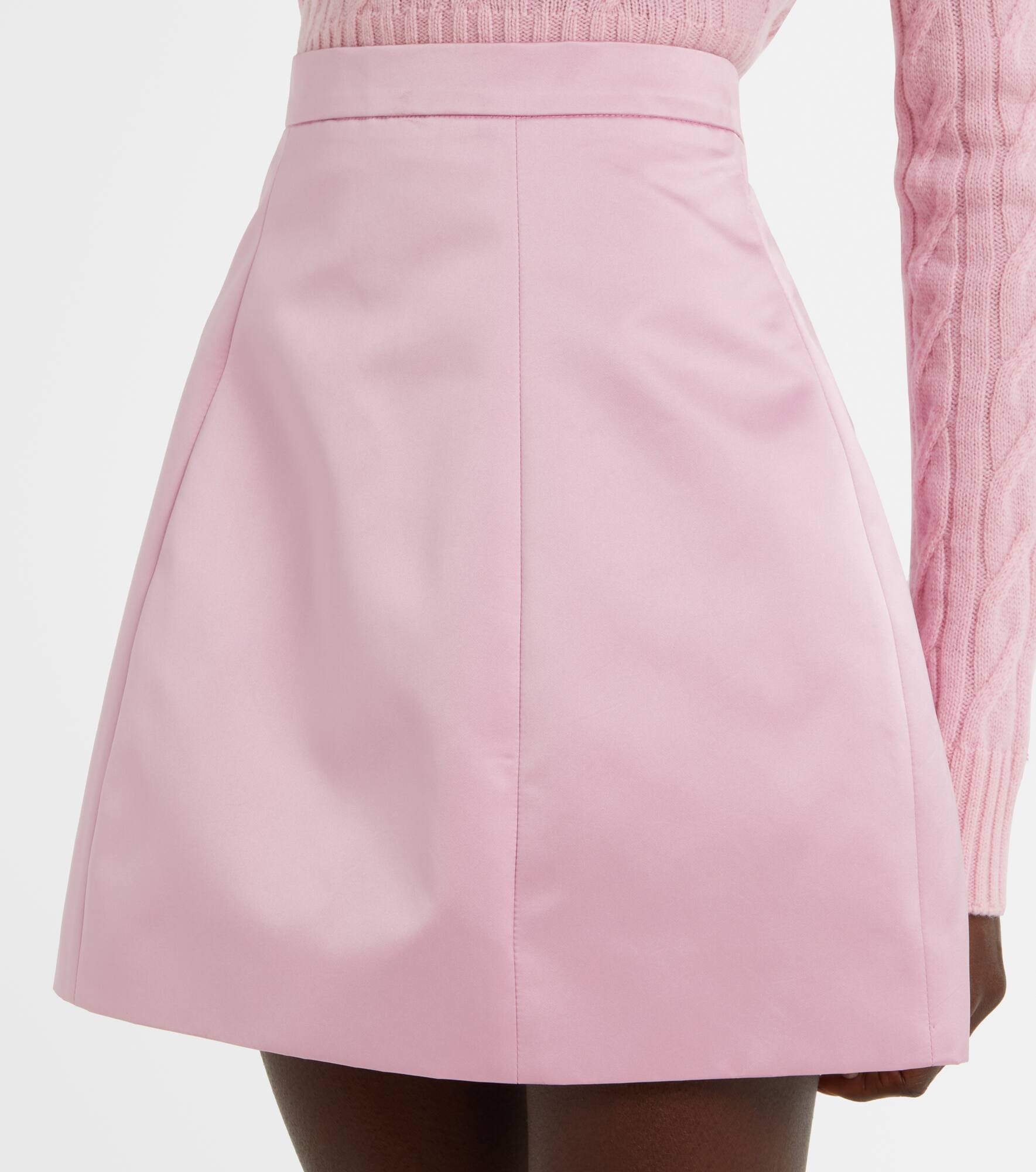 Duchesse high-rise satin maxi skirt - 4