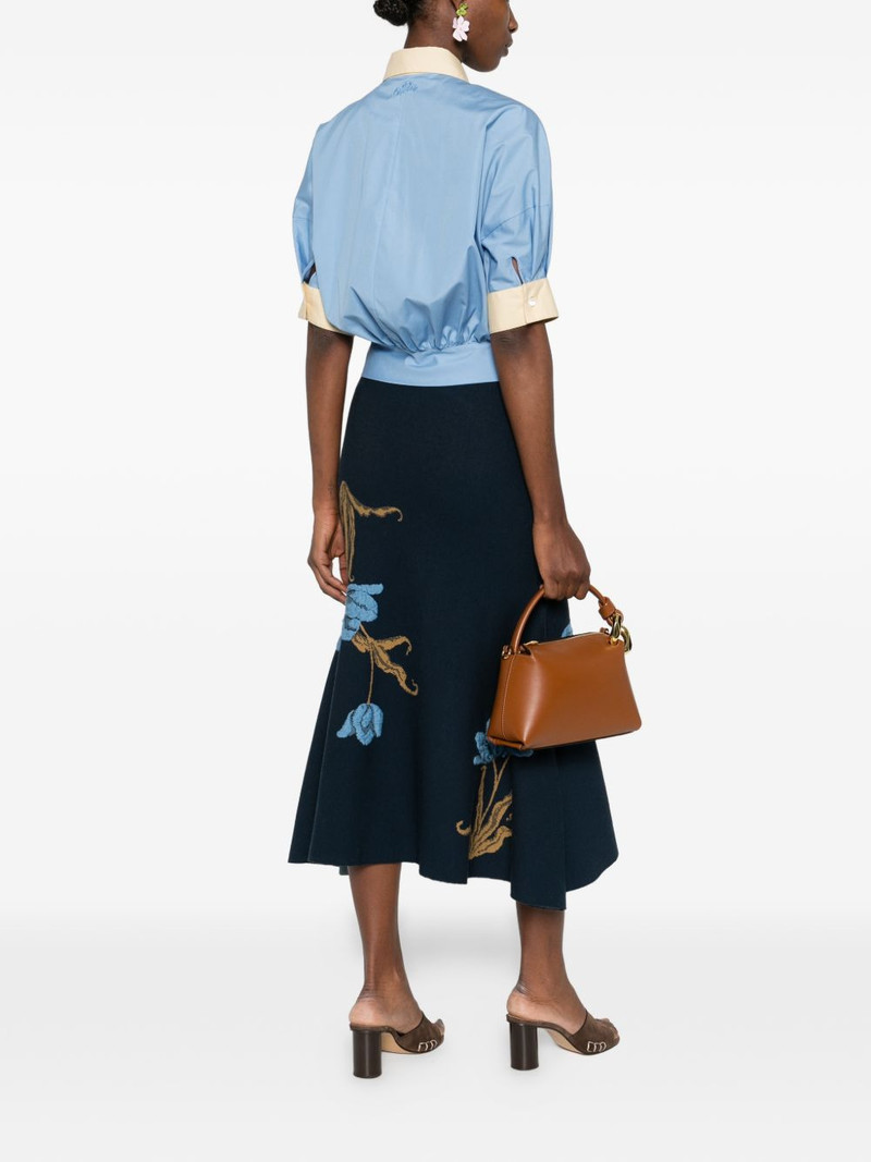 Marni collared panelled top outlook
