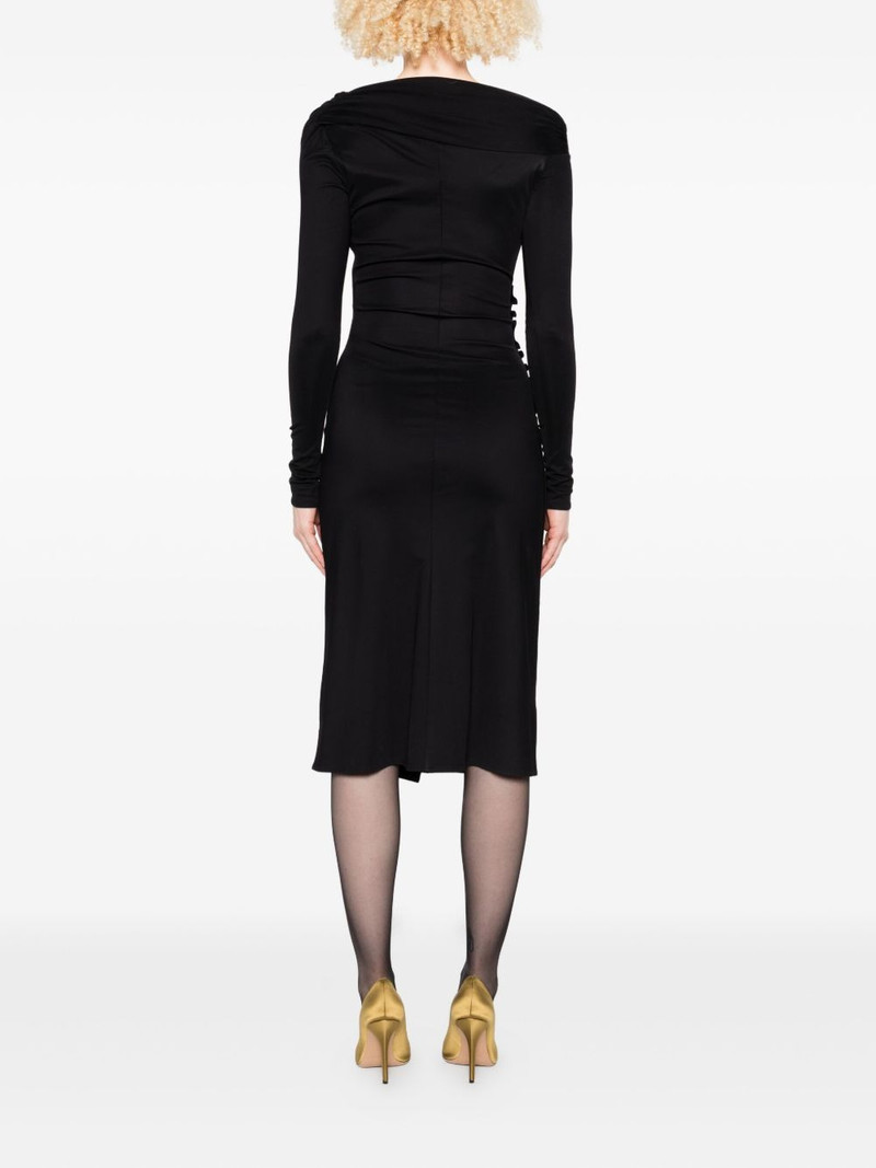 side-button draped dress 4
