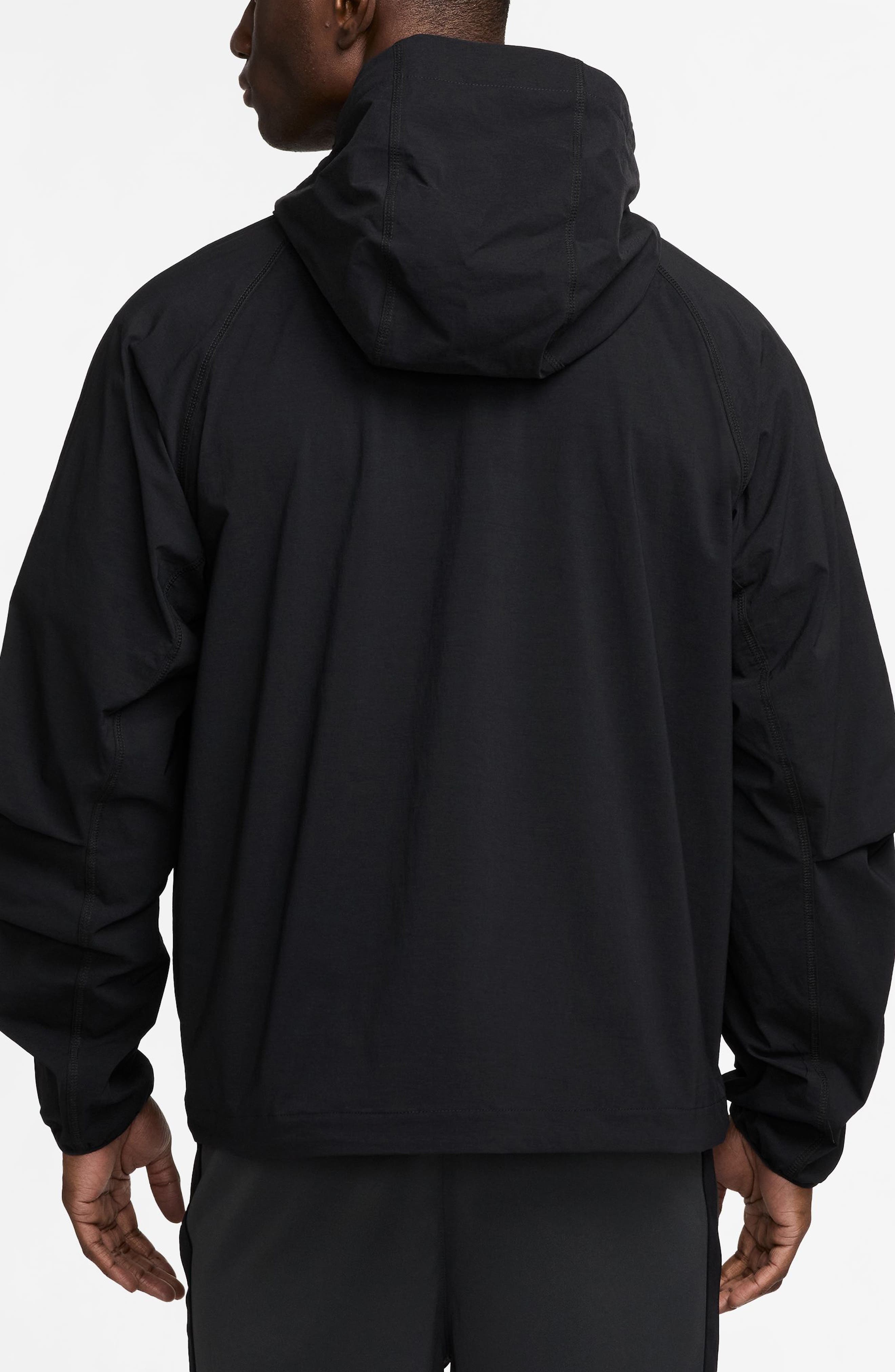 Nike Sportswear Tech Windrunner Jacket in 010 Black/black at Nordstrom - 2