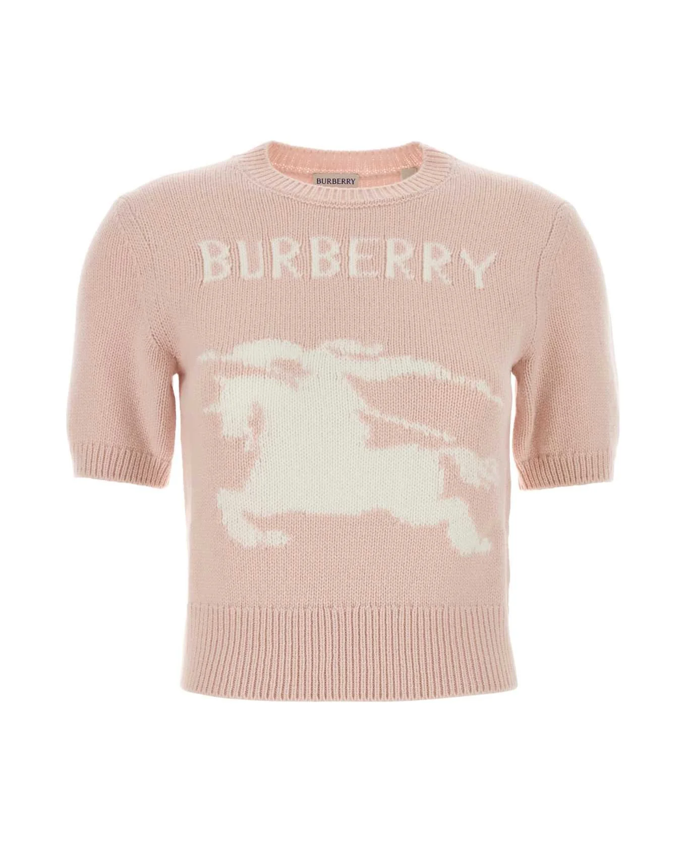 Pastel Pink Wool Sweater - 1