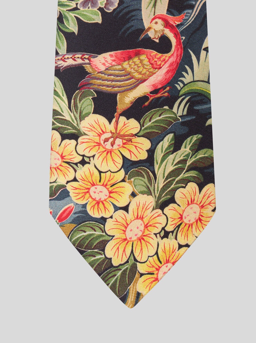 PRINTED SILK TIE - 3