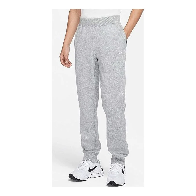 Men's Nike Sports Elastic Waistband Knit Breathable Long Pants/Trousers Autumn Gray CZ2855-063 - 1