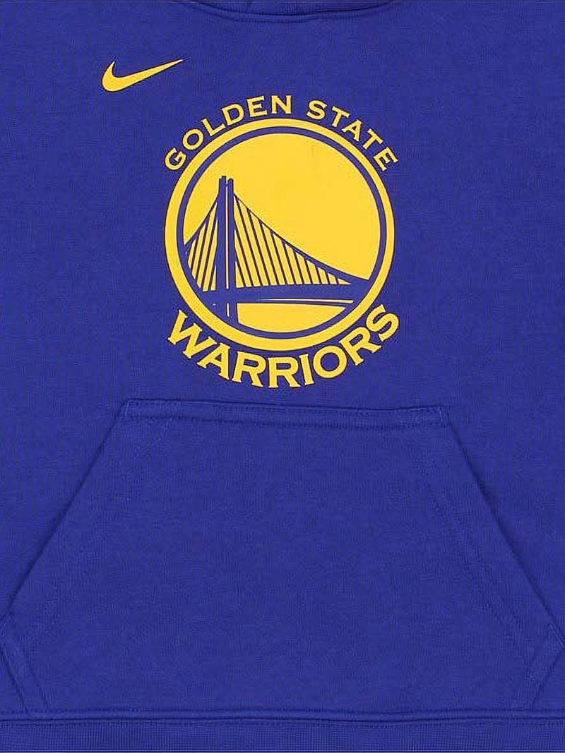 Nike NBA Golden State Warriors logo hoodie outlook