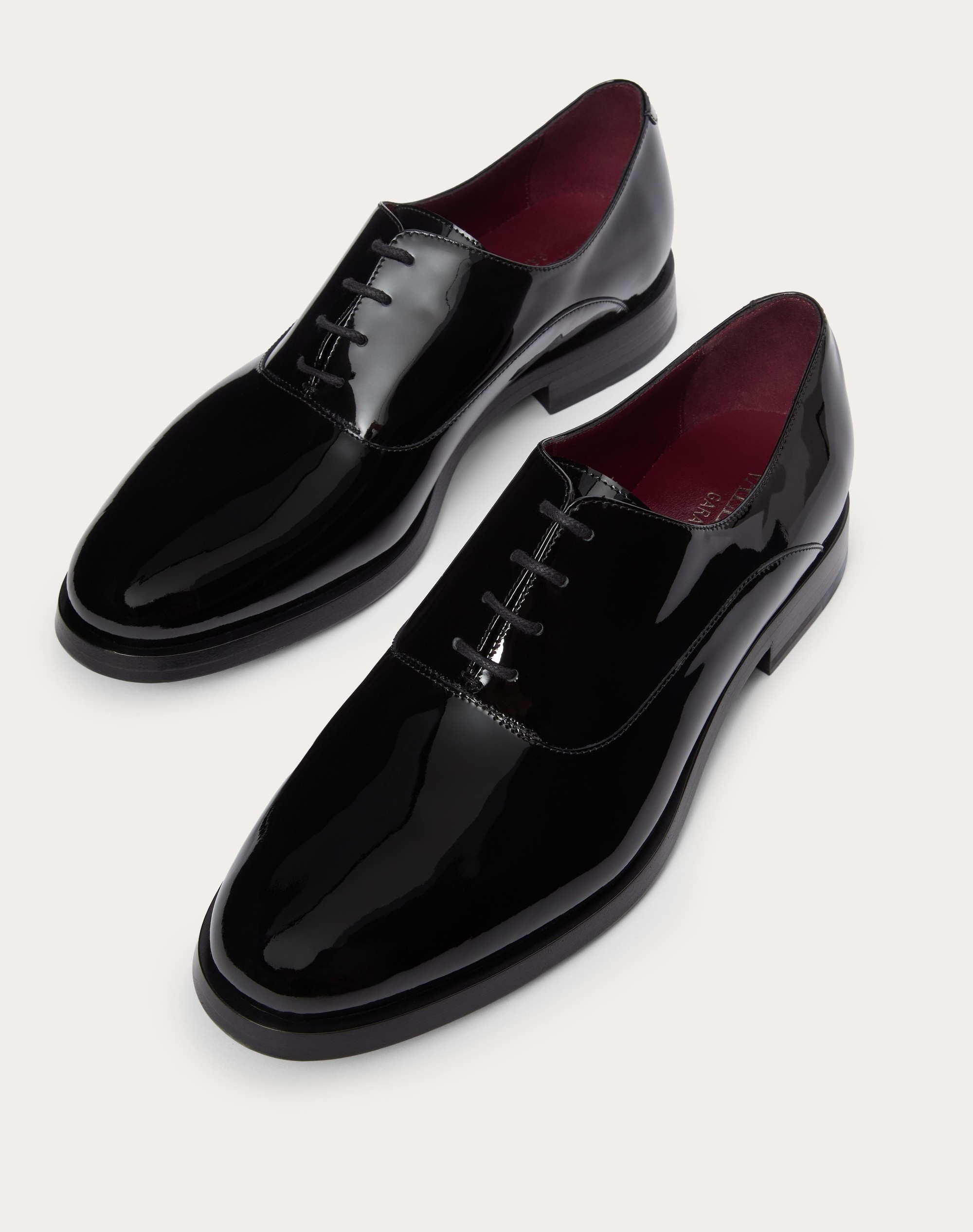 VLOGO SIGNATURE PATENT LEATHER DERBY - 4