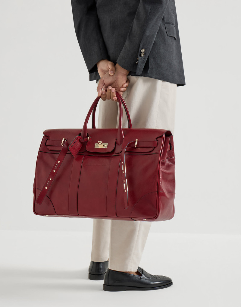Burnished calfskin country bag 4