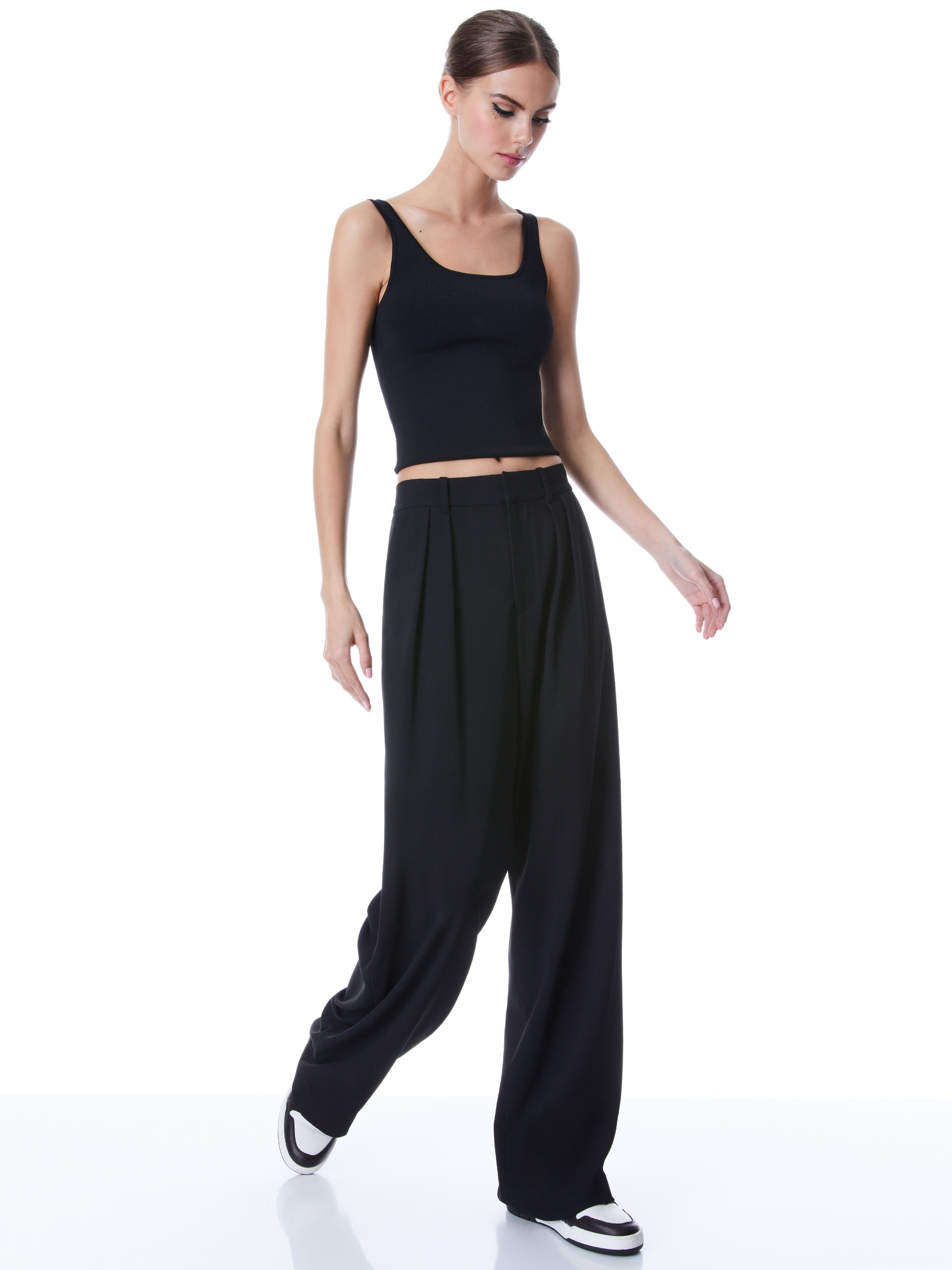 POMPEY HIGH WAISTED PLEATED PANTS - 5