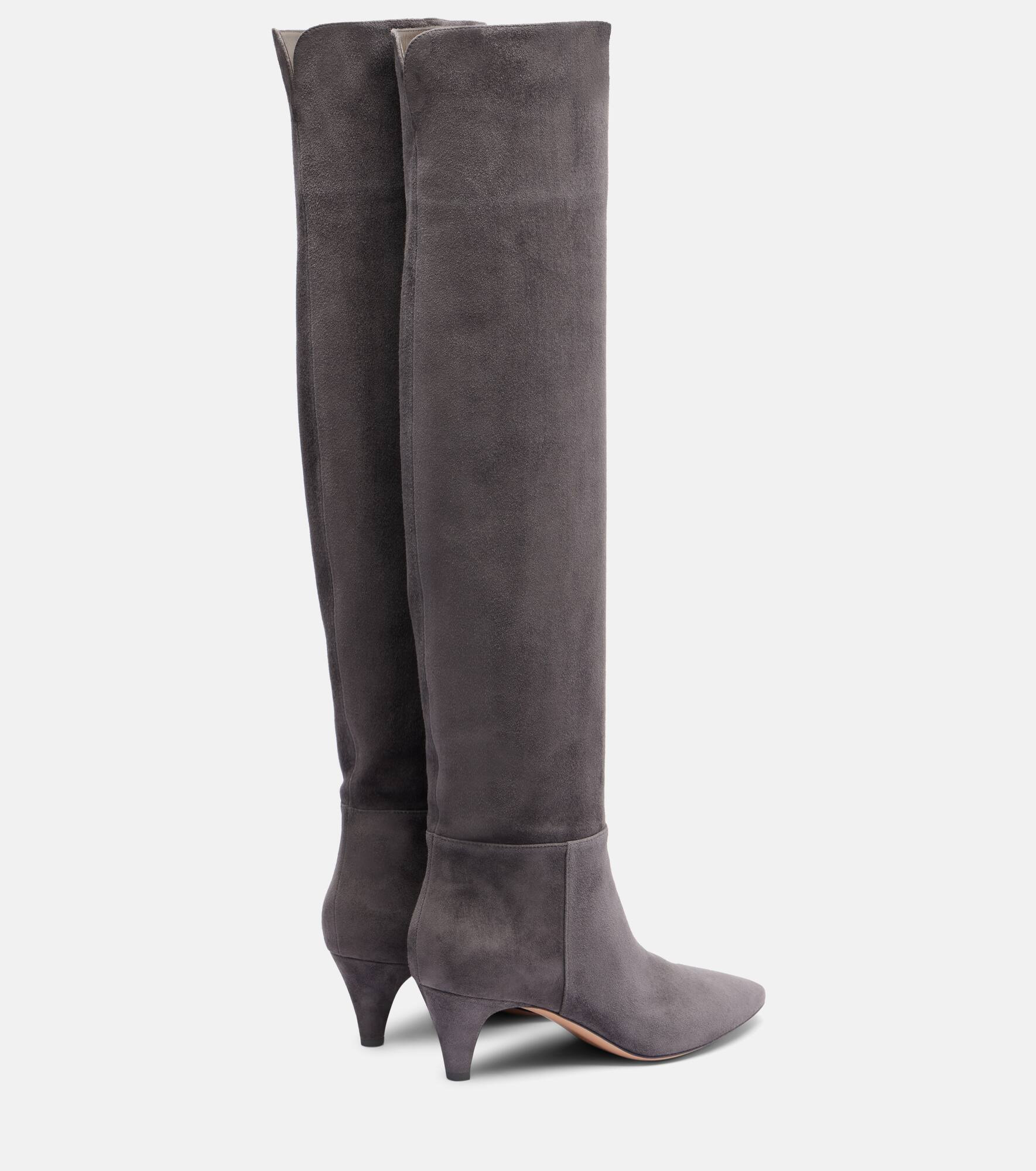 Elise 55 suede knee-high boots - 2
