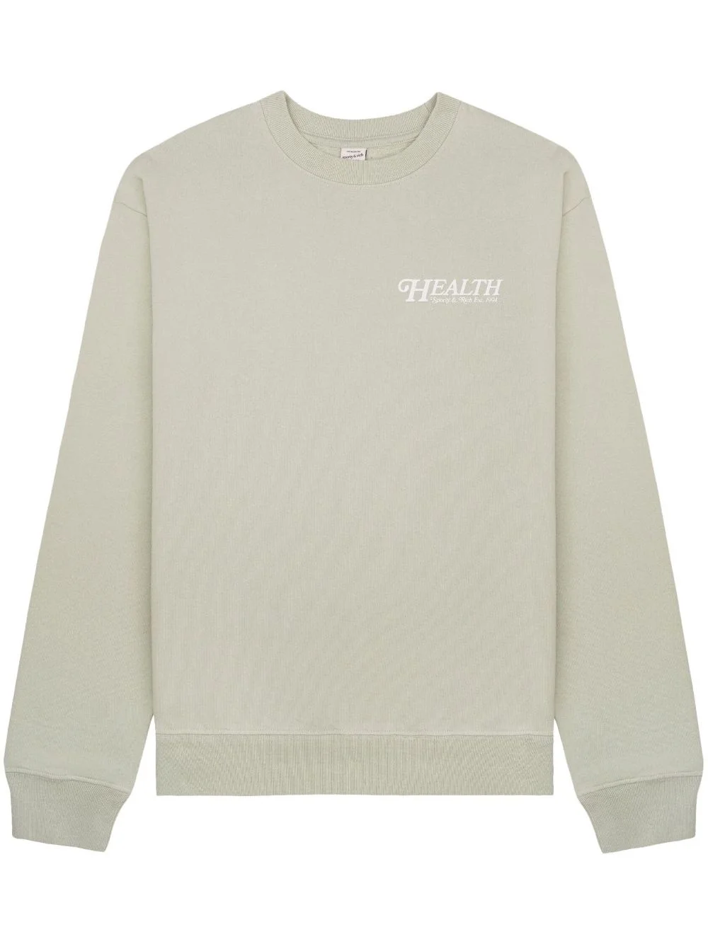 "60s Health" logo-print cotton jumper - 1