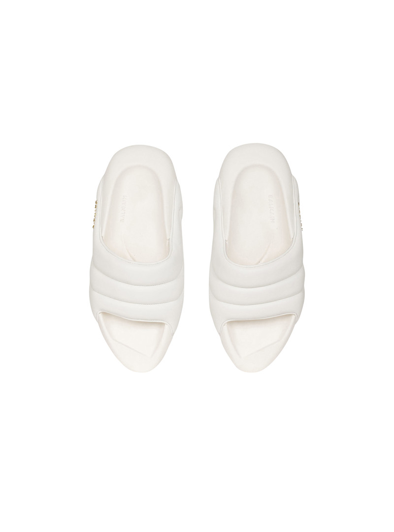 퀼트 가죽 B-IT mules 3