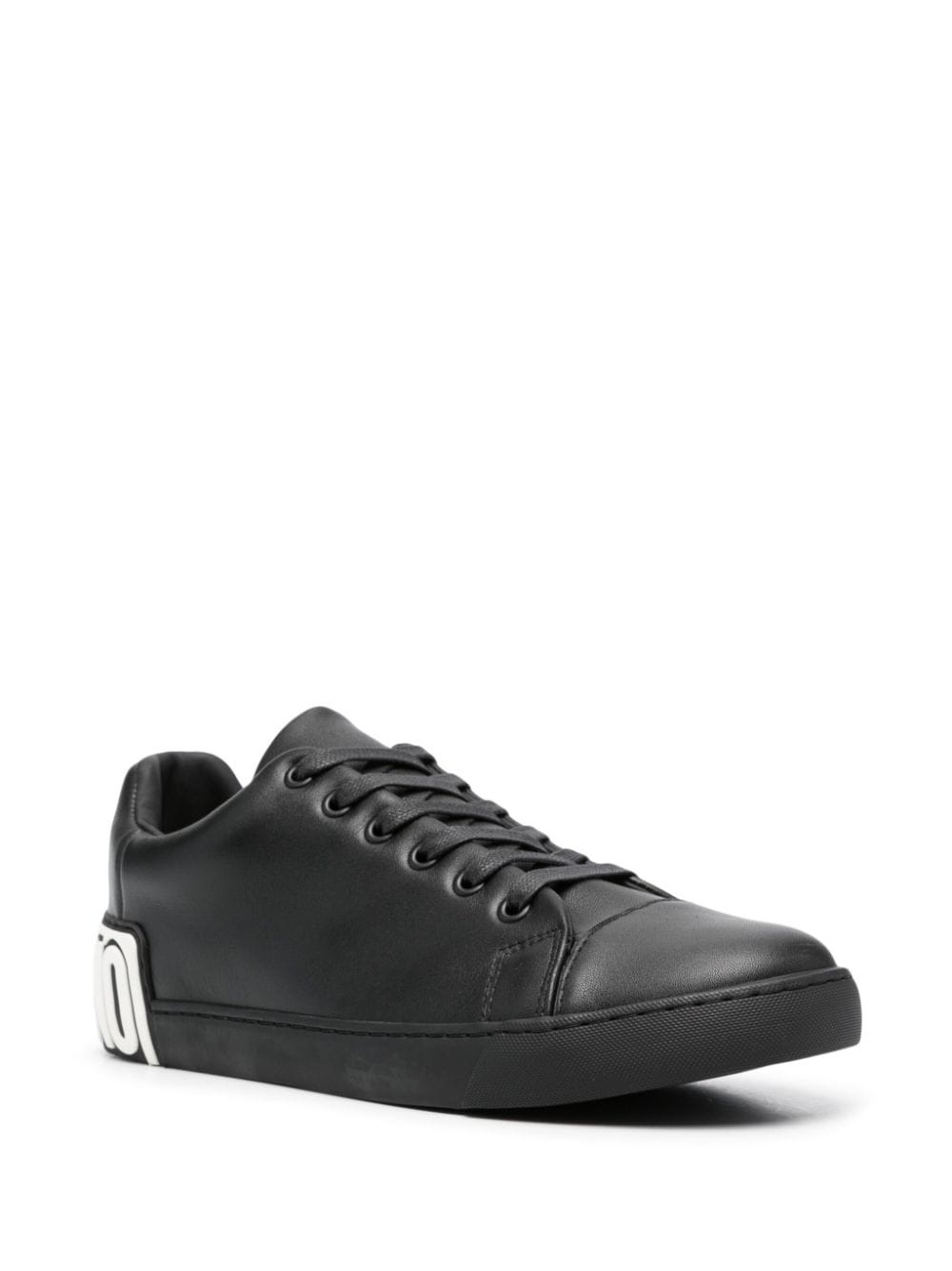 Maxilogo leather sneakers - 2
