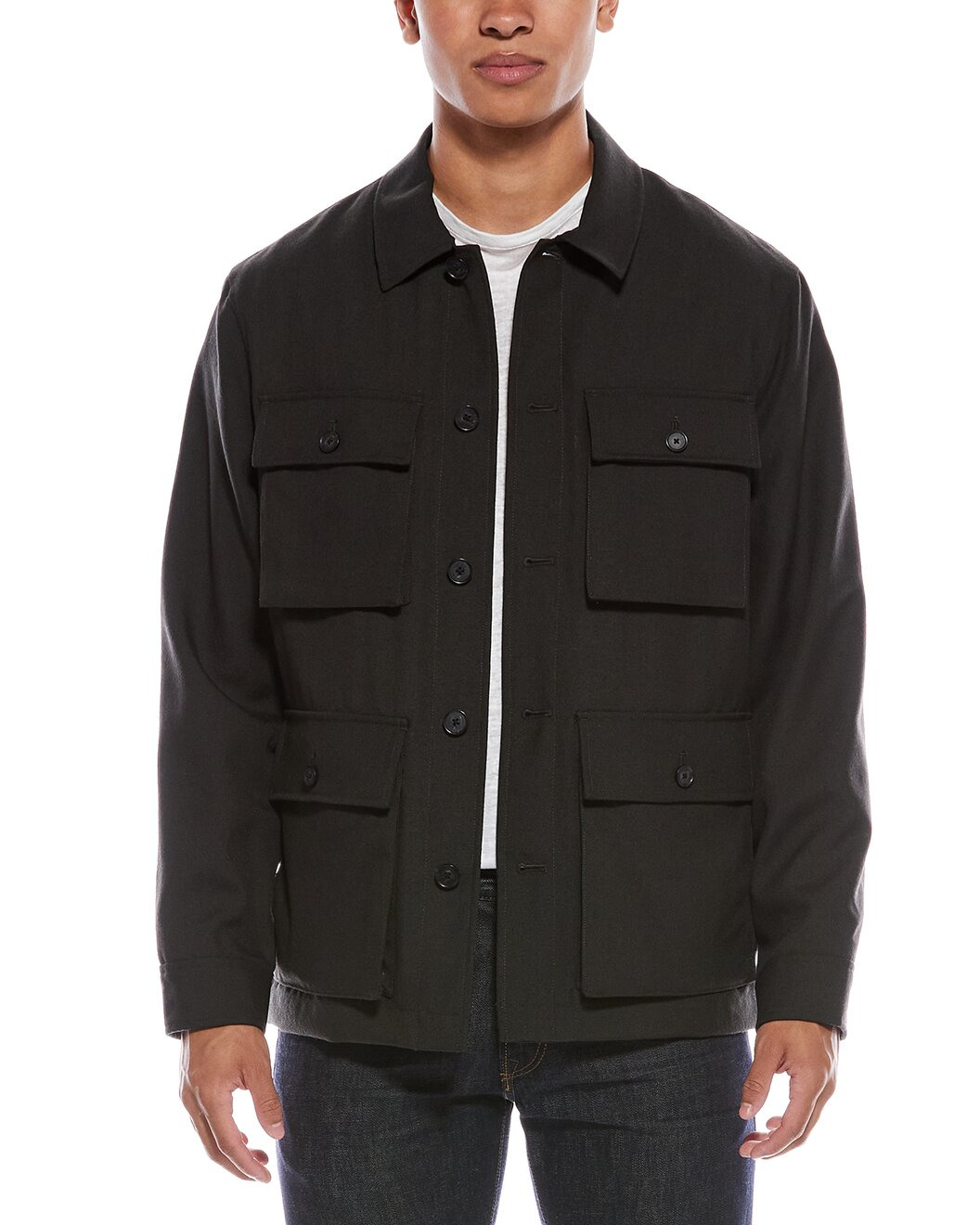 Vince Tropical Wool Field Jacket - 1