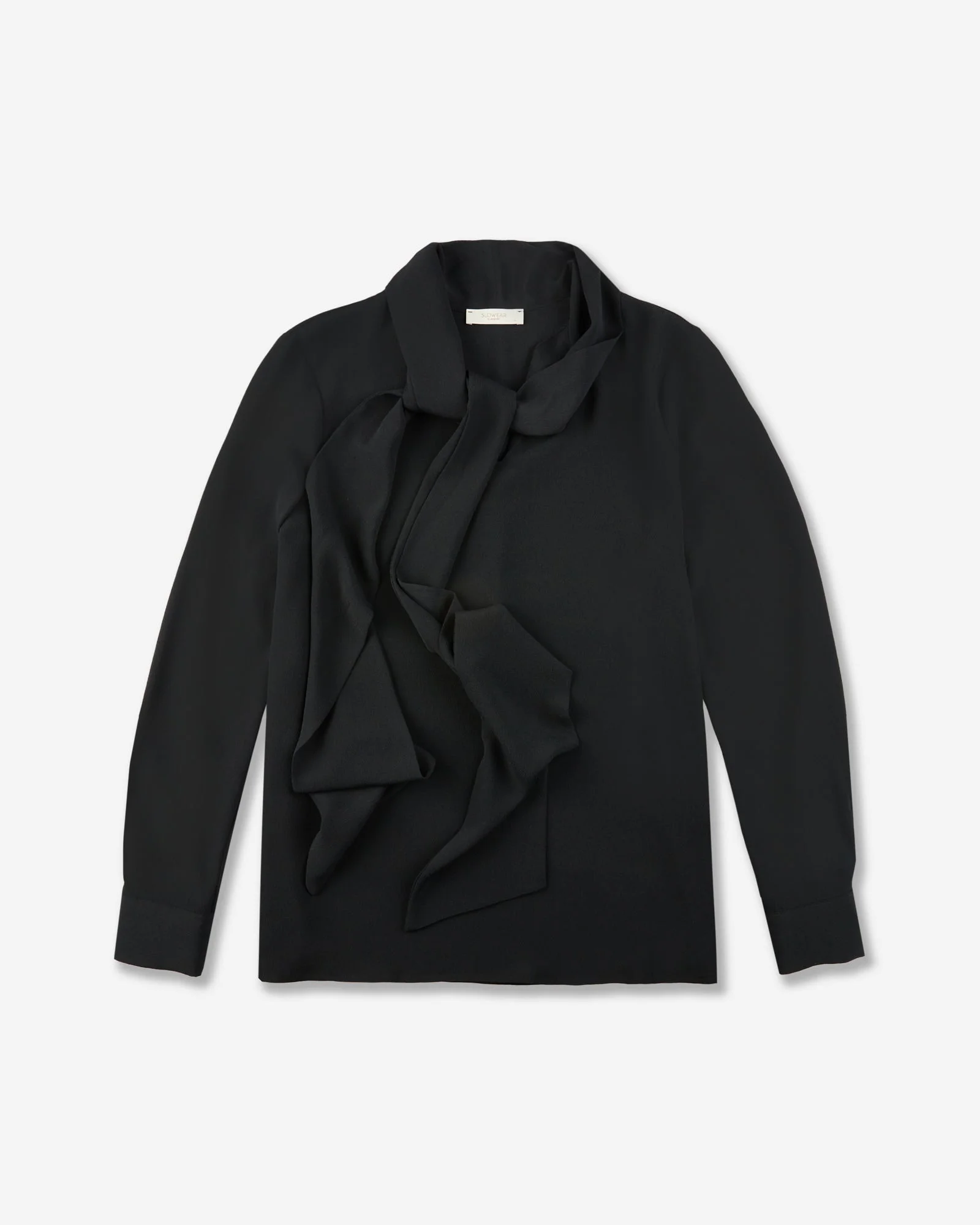 Silk and acetate crêpe de chine wide fit shirt - 1