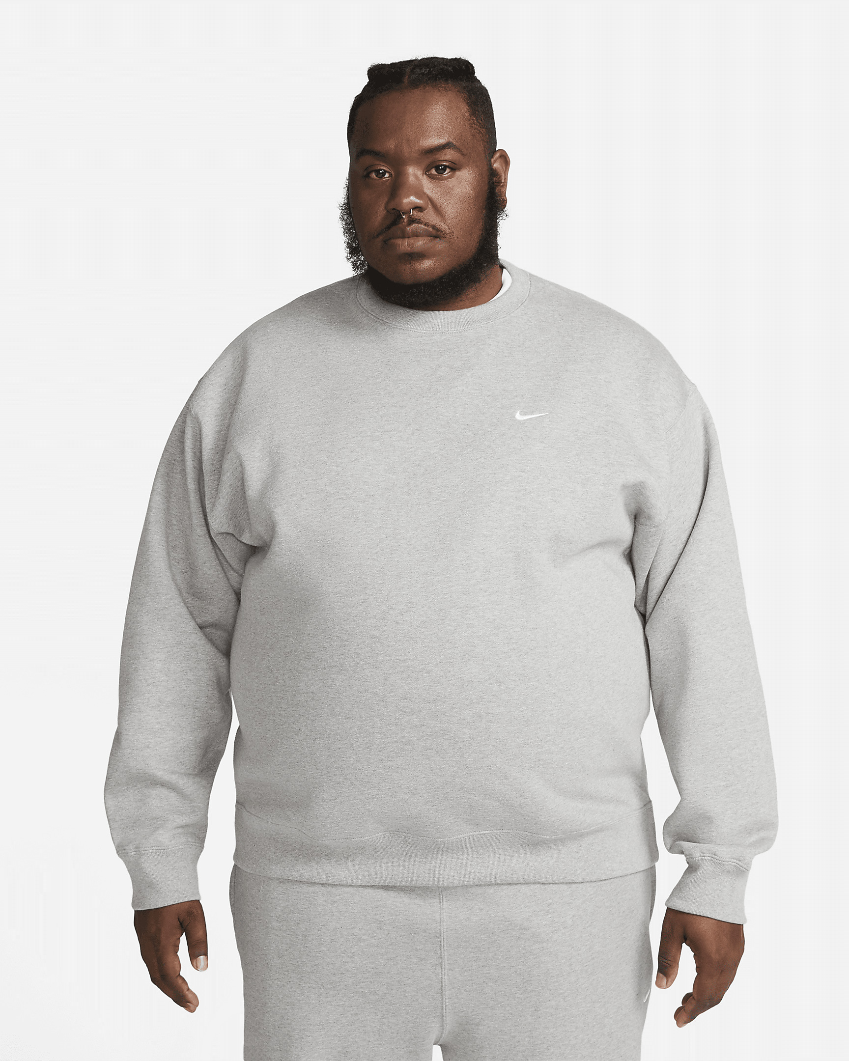 Nike Solo Swoosh Men's Fleece Crew - 5