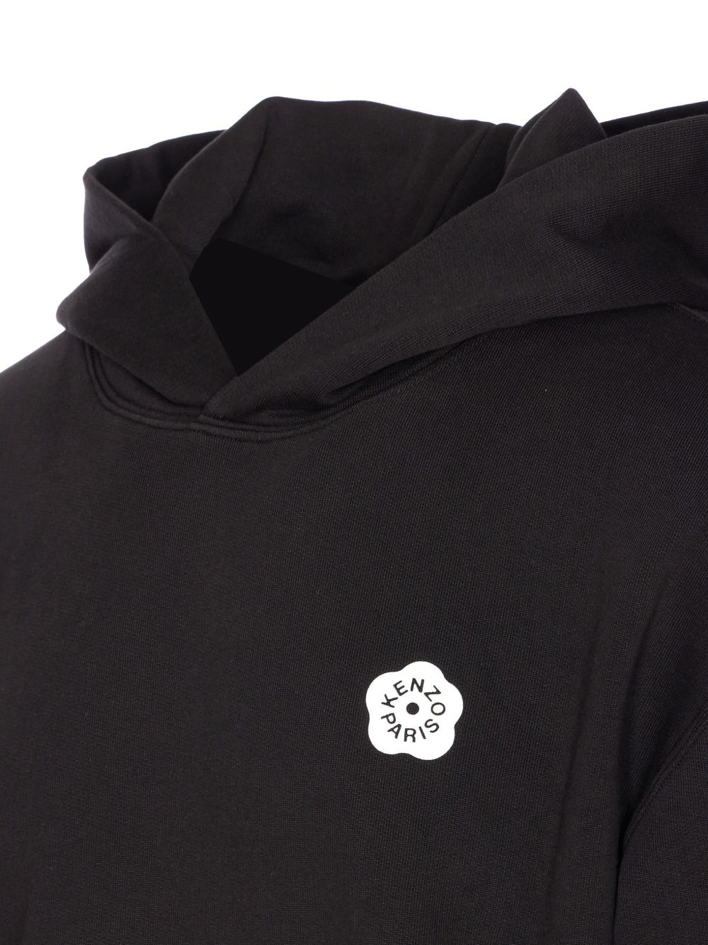 logo-print kangaroo-pocket hoodie - 4