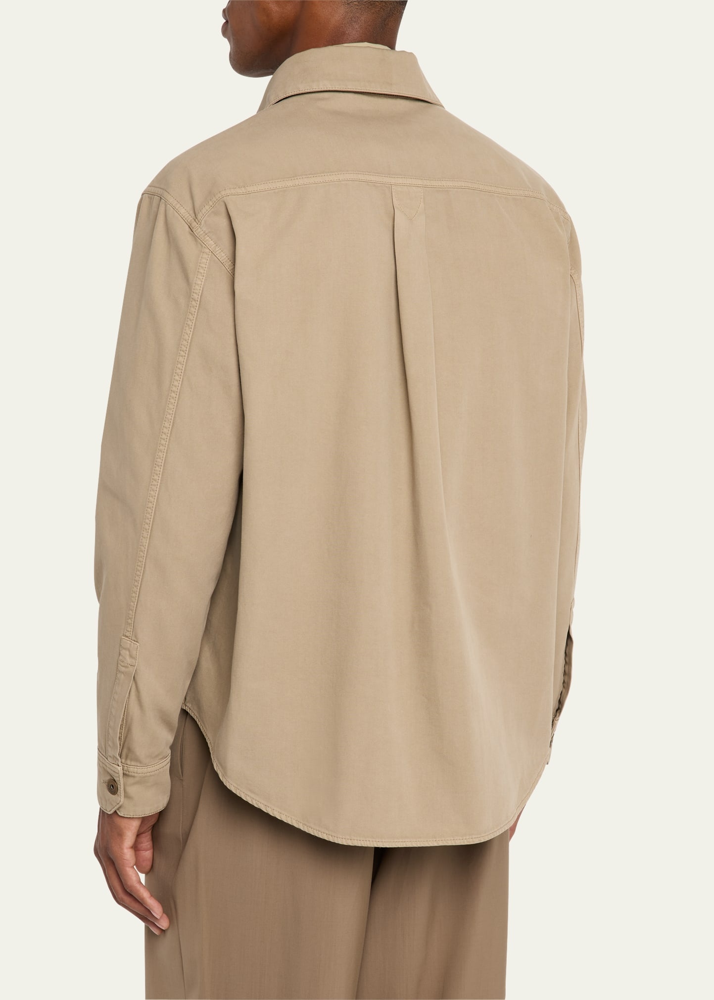 Men's Twill Crest Overshirt - 3