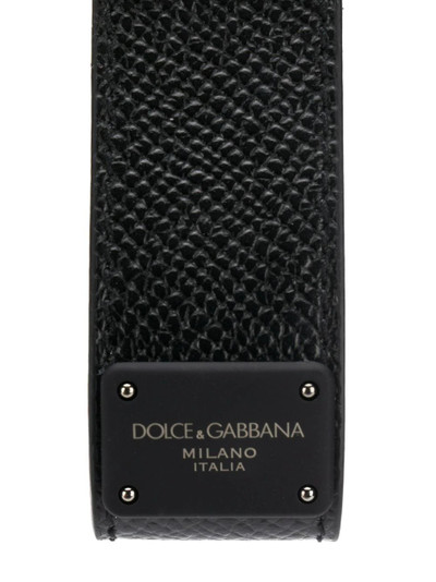 Dolce & Gabbana logo plaque key chain outlook