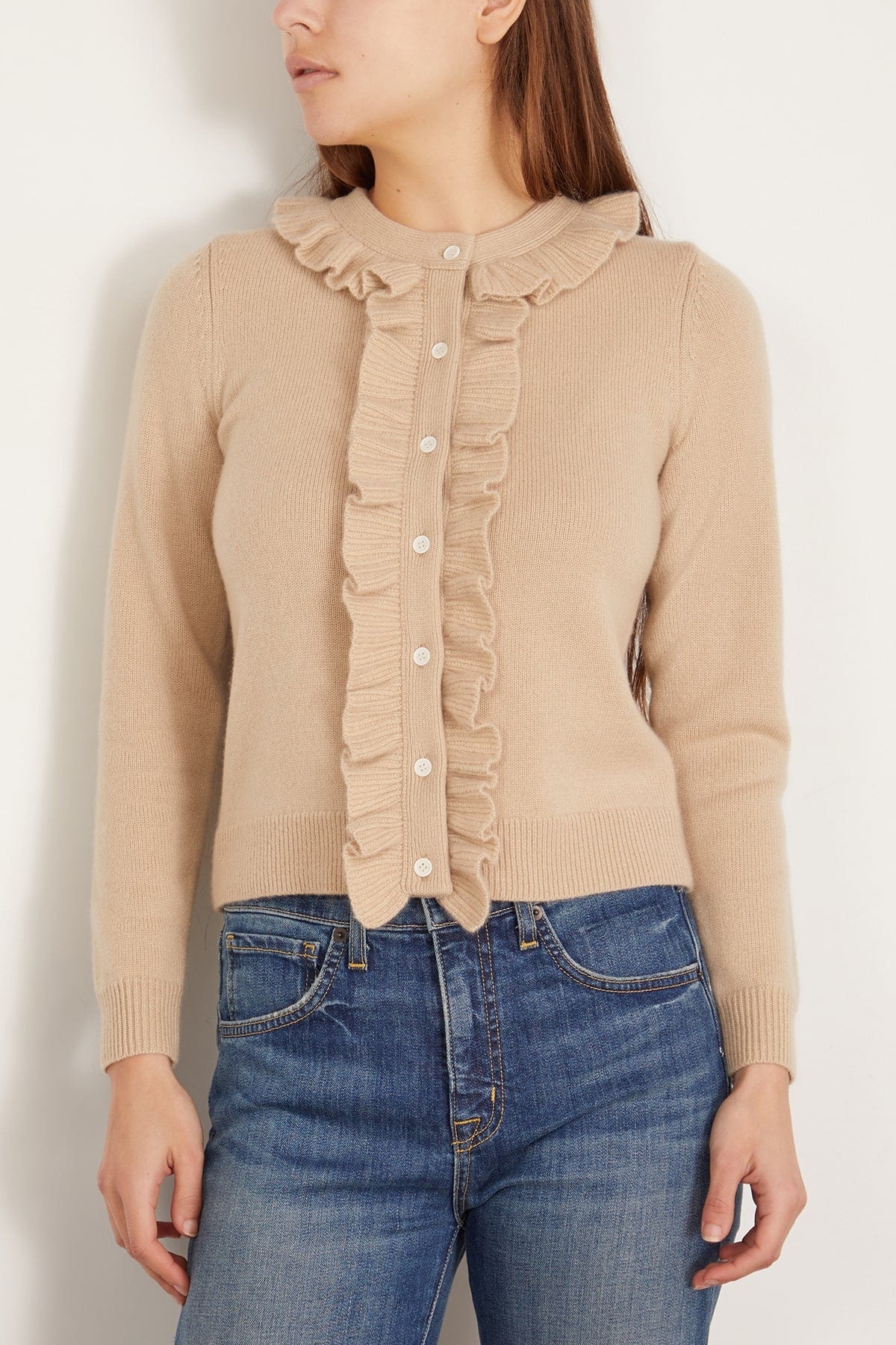 Neave Cardigan in Taupe - 3