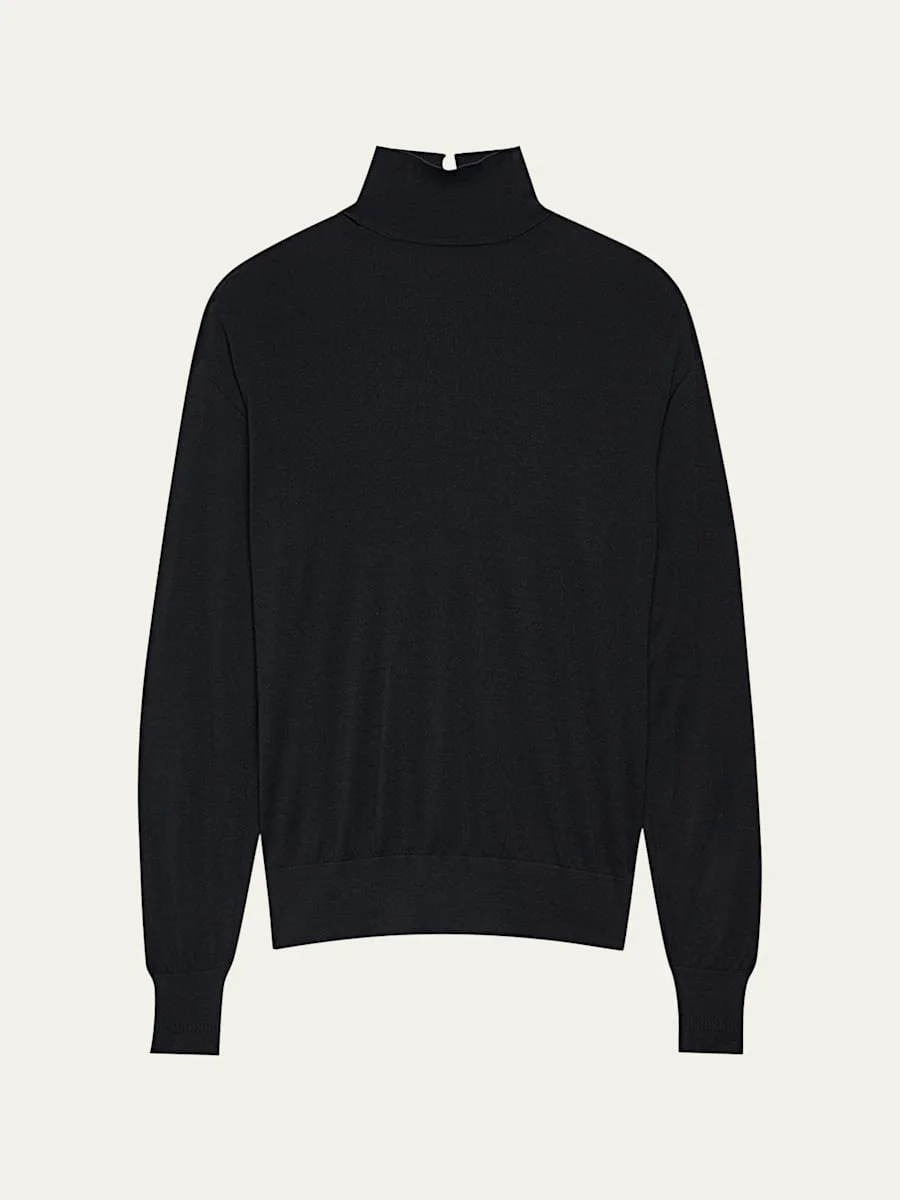 Featherweight Wool Turtleneck - 1