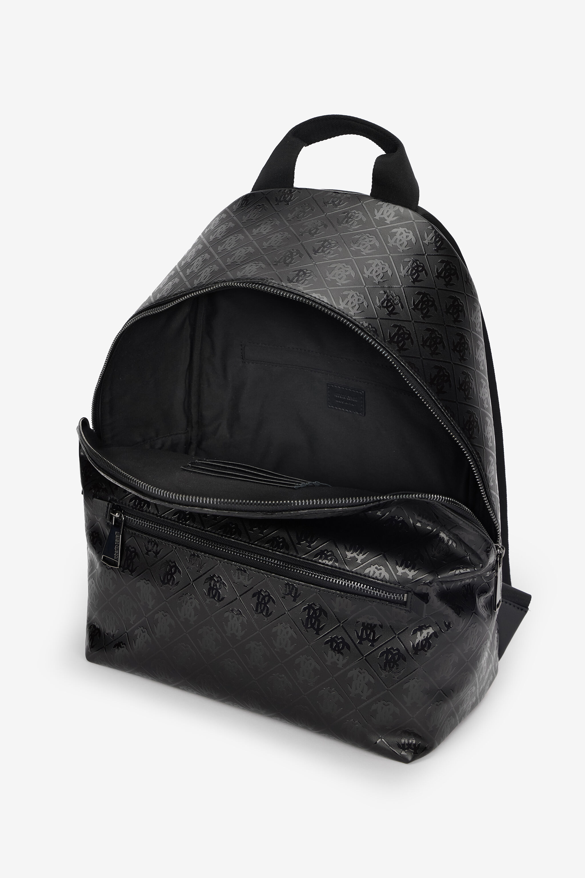 Backpack With All-Over Mirror Snake Monogram - 7