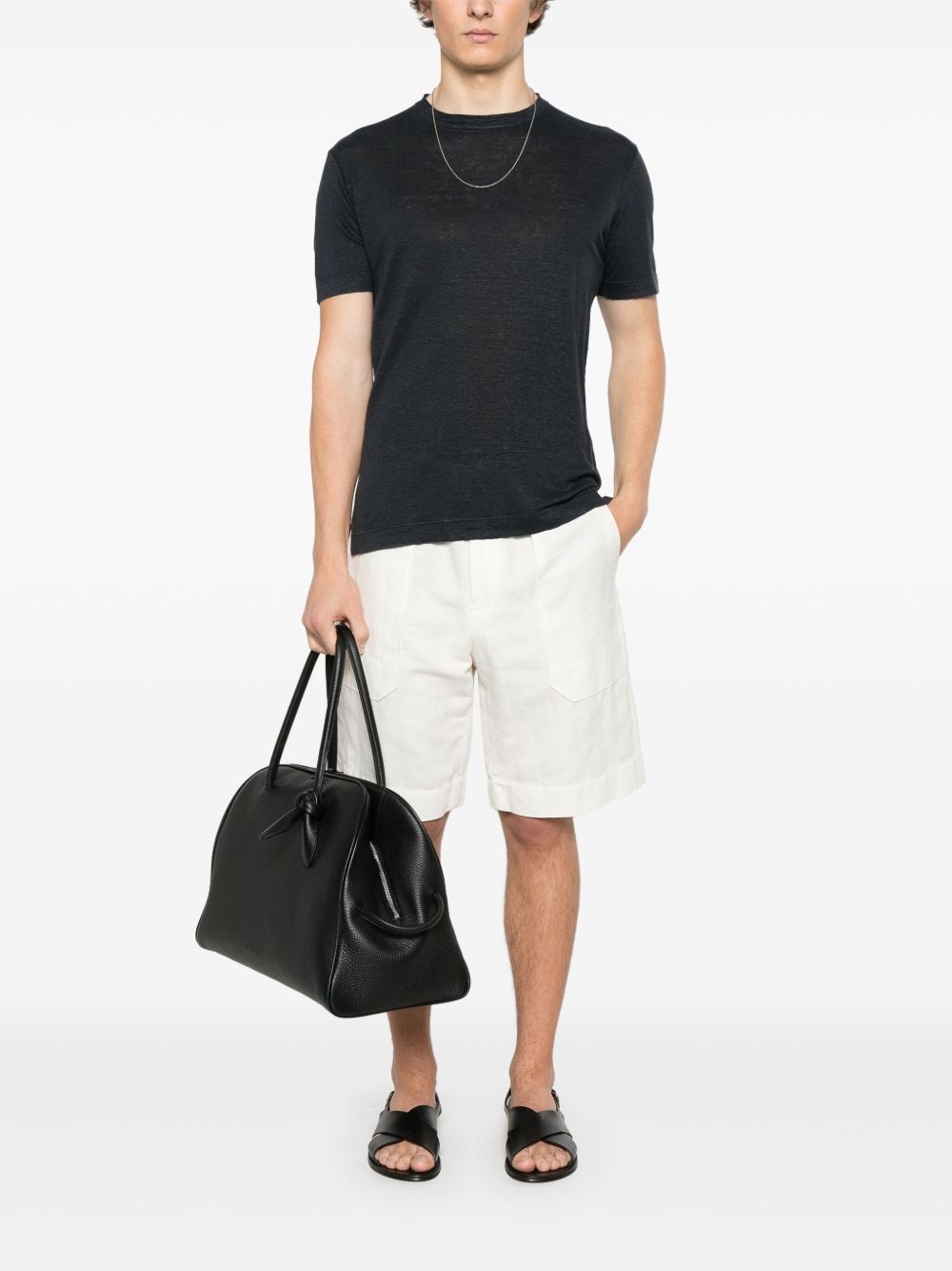 linen T-shirt - 2