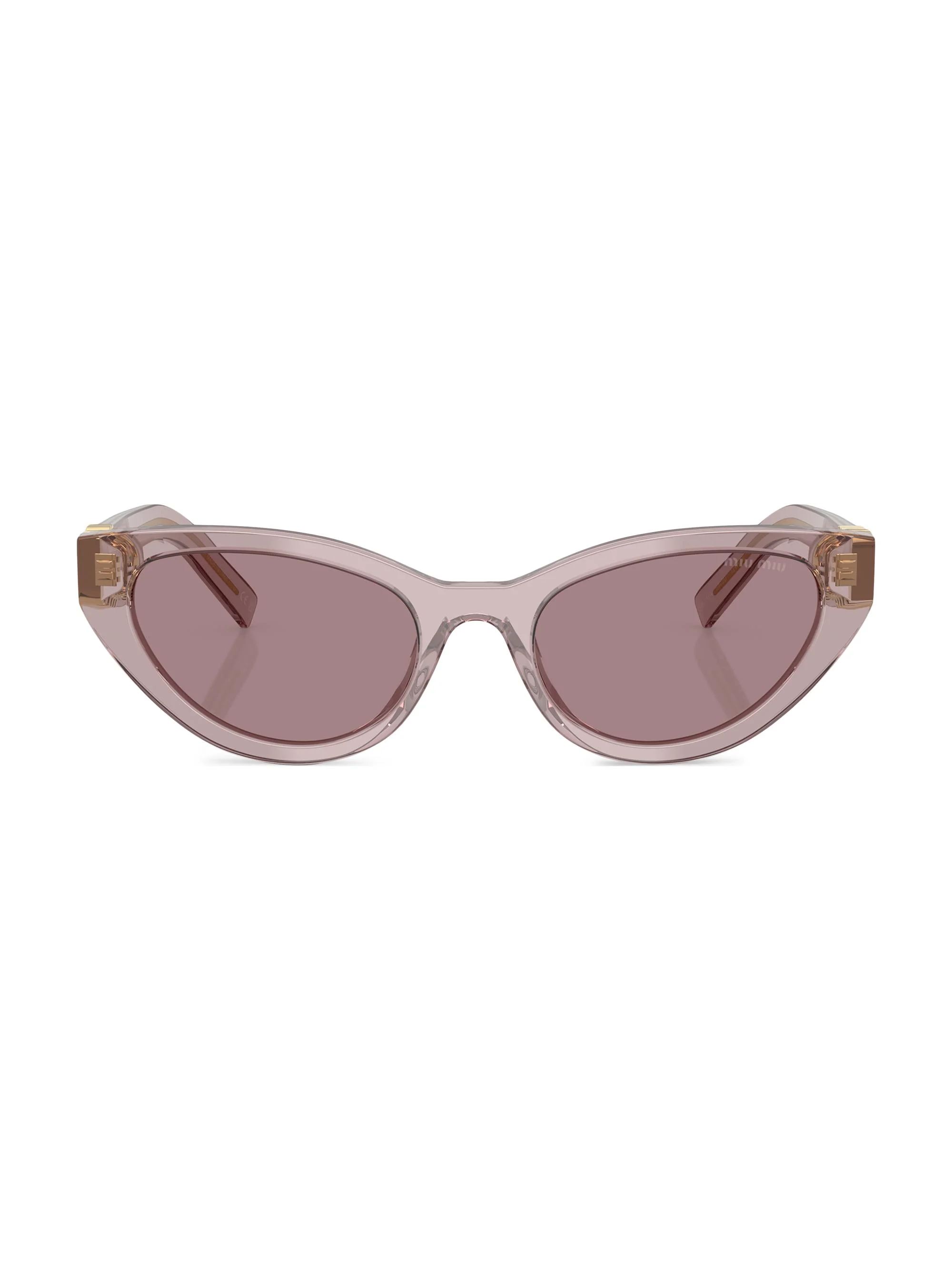 Women's 54MM Butterfly Sunglasses - Mauve Transparent Mauve - 1