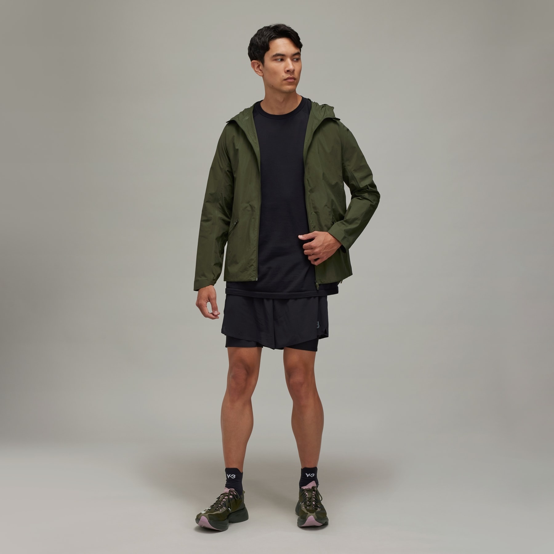 Y-3 Running Shorts with Tights - 5