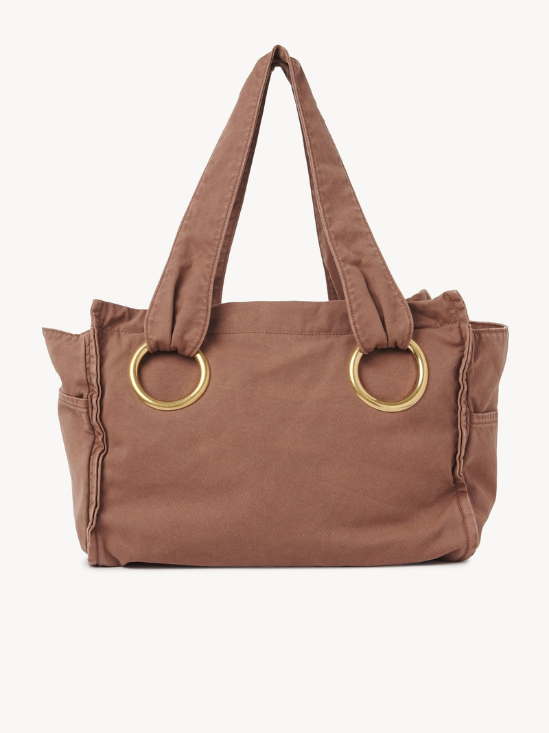 CHLOÉ PLAGE TOTE BAG IN COTTON 4
