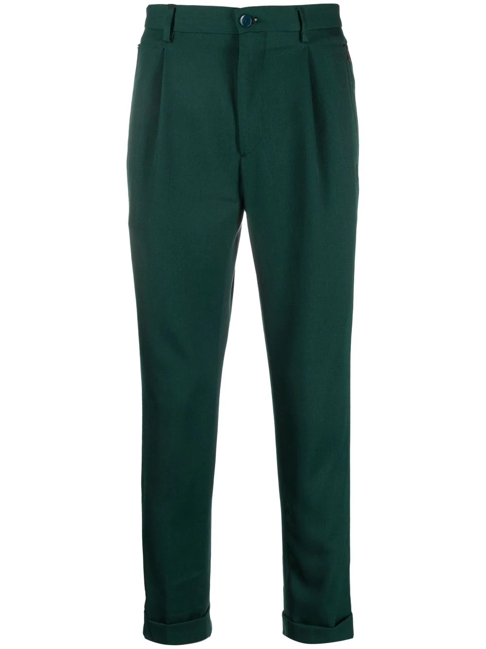 mid-rise tapered trousers - 1