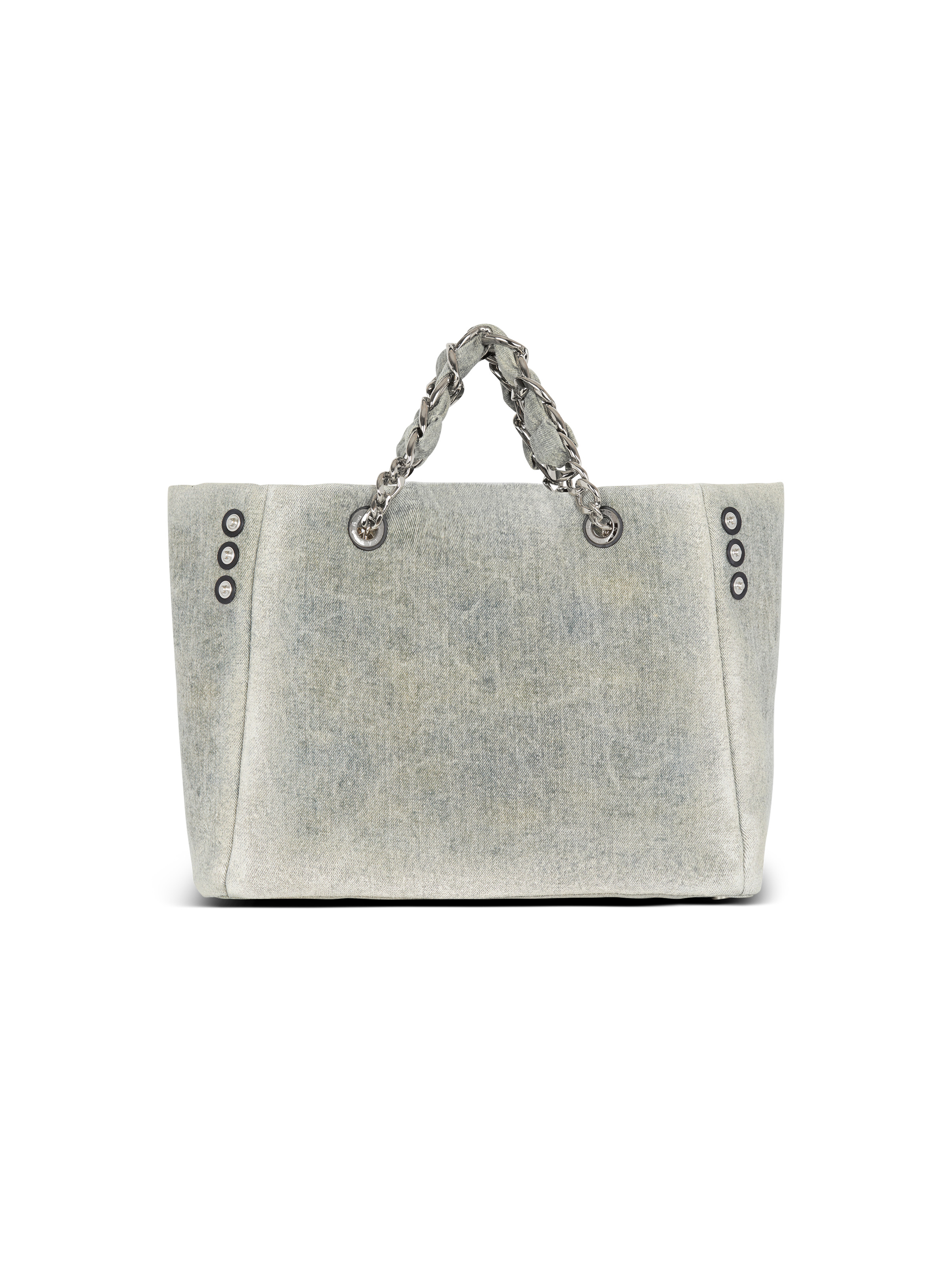 1945 Soft faded denim tote bag - 3