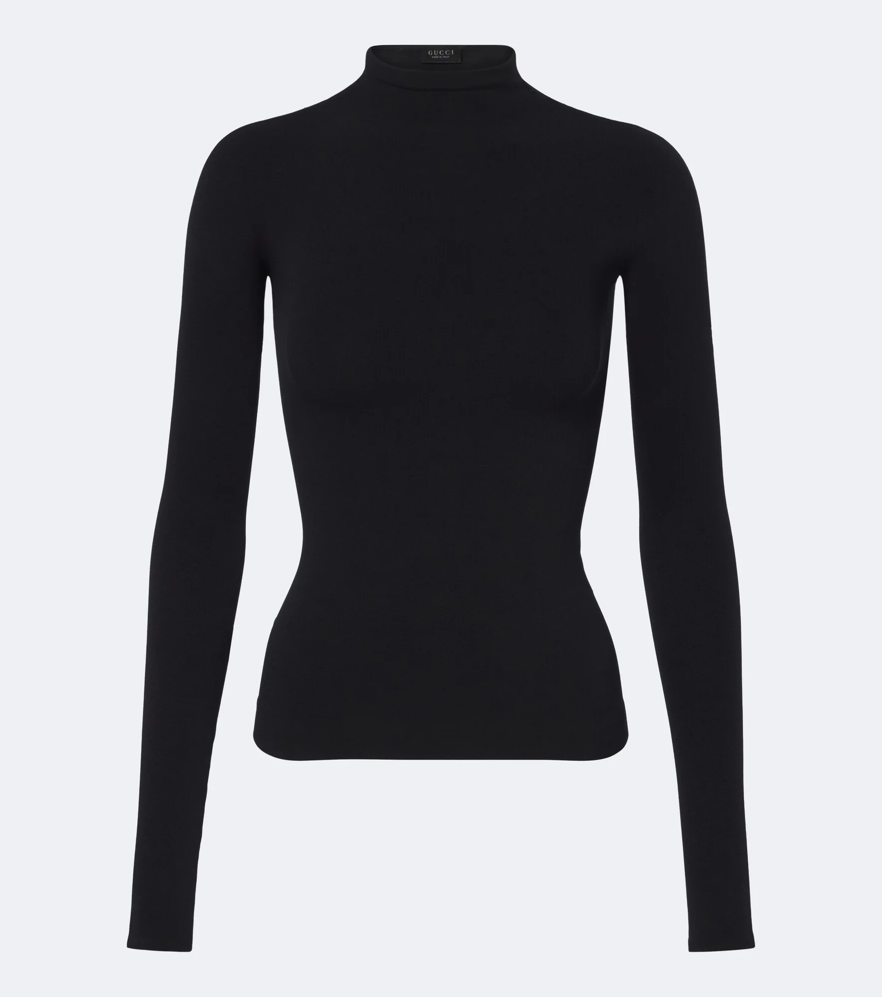 Jersey turtleneck top - 1