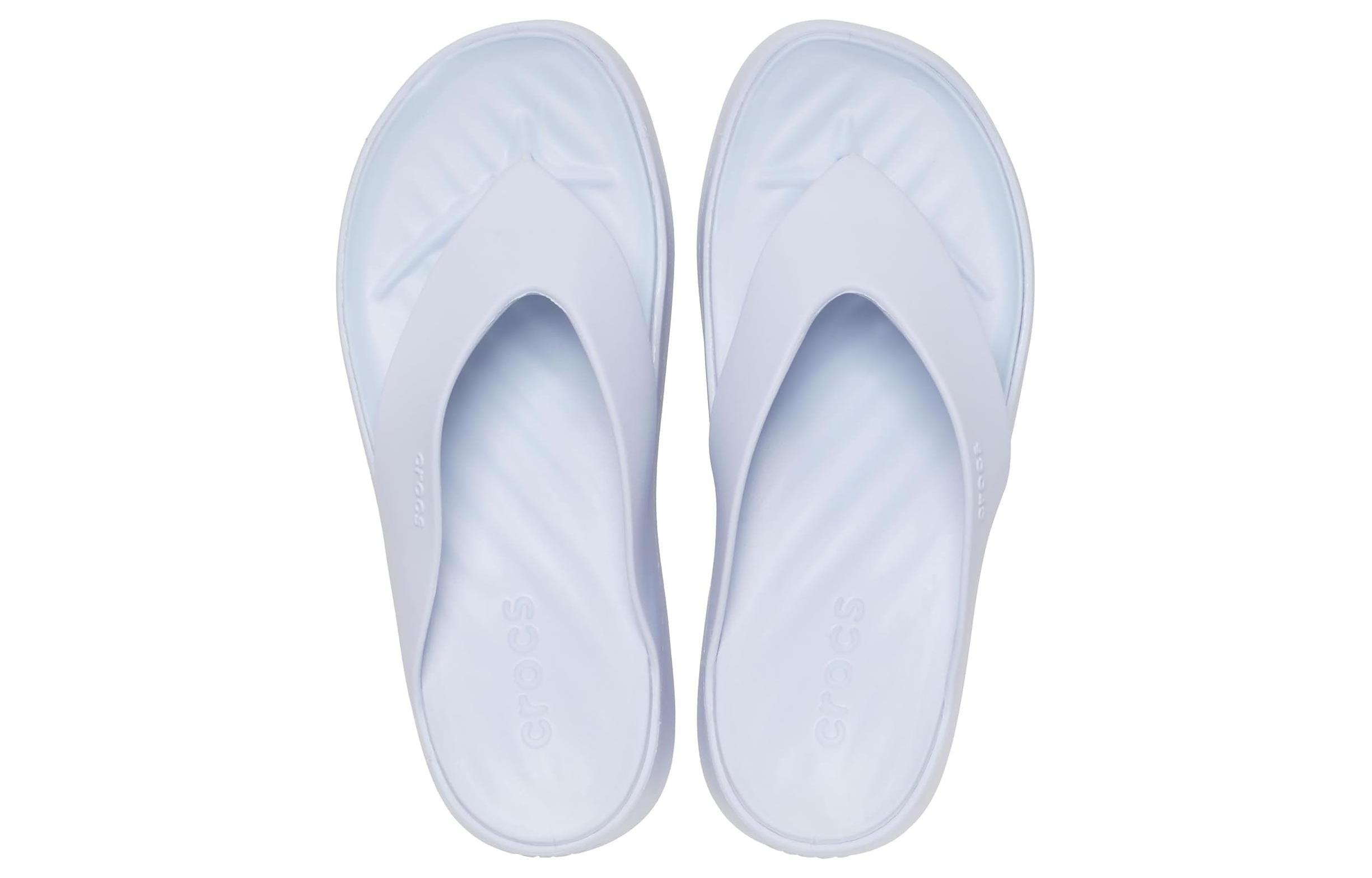 (WMNS) Crocs Getaway Platform Dreamscape Flip Flops 'Blue' 209410-5AF - 2
