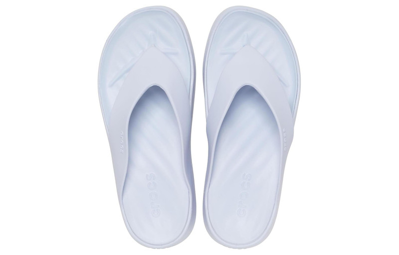 crocs (WMNS) Crocs Getaway Platform Dreamscape Flip Flops 'Blue' 209410-5AF outlook